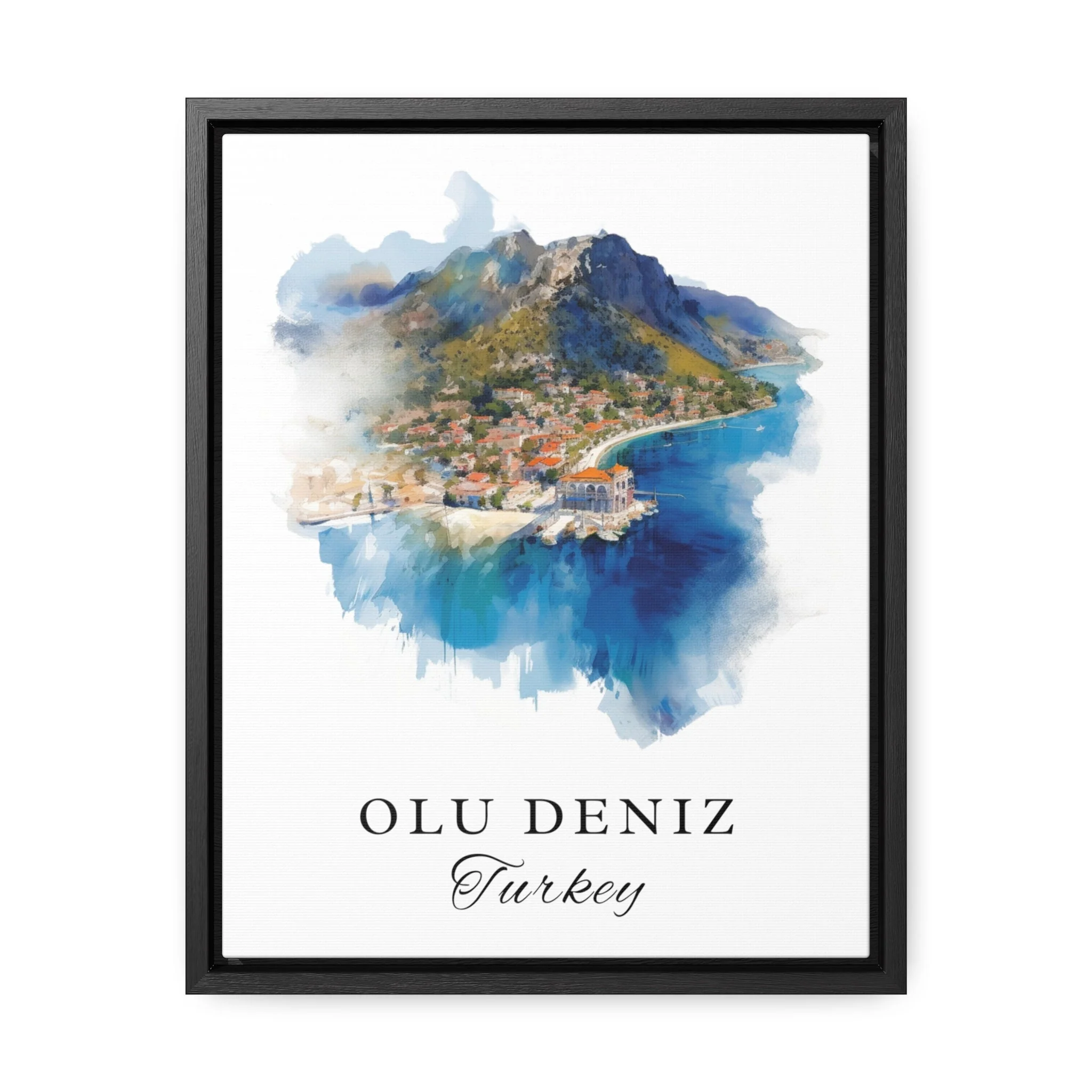 Olu Deniz, Turkey – Watercolor Art Print - Image 5