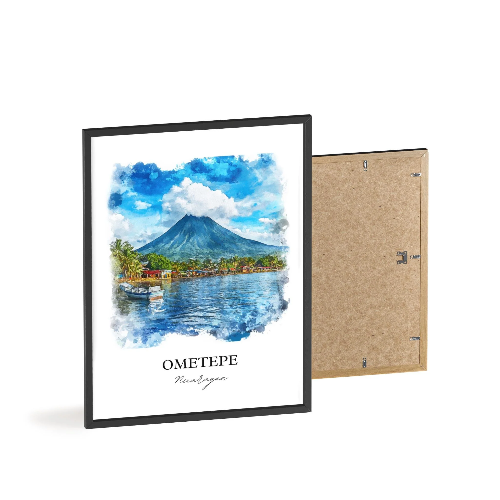 Ometepe, Nicaragua – Watercolor Art Print - Image 8