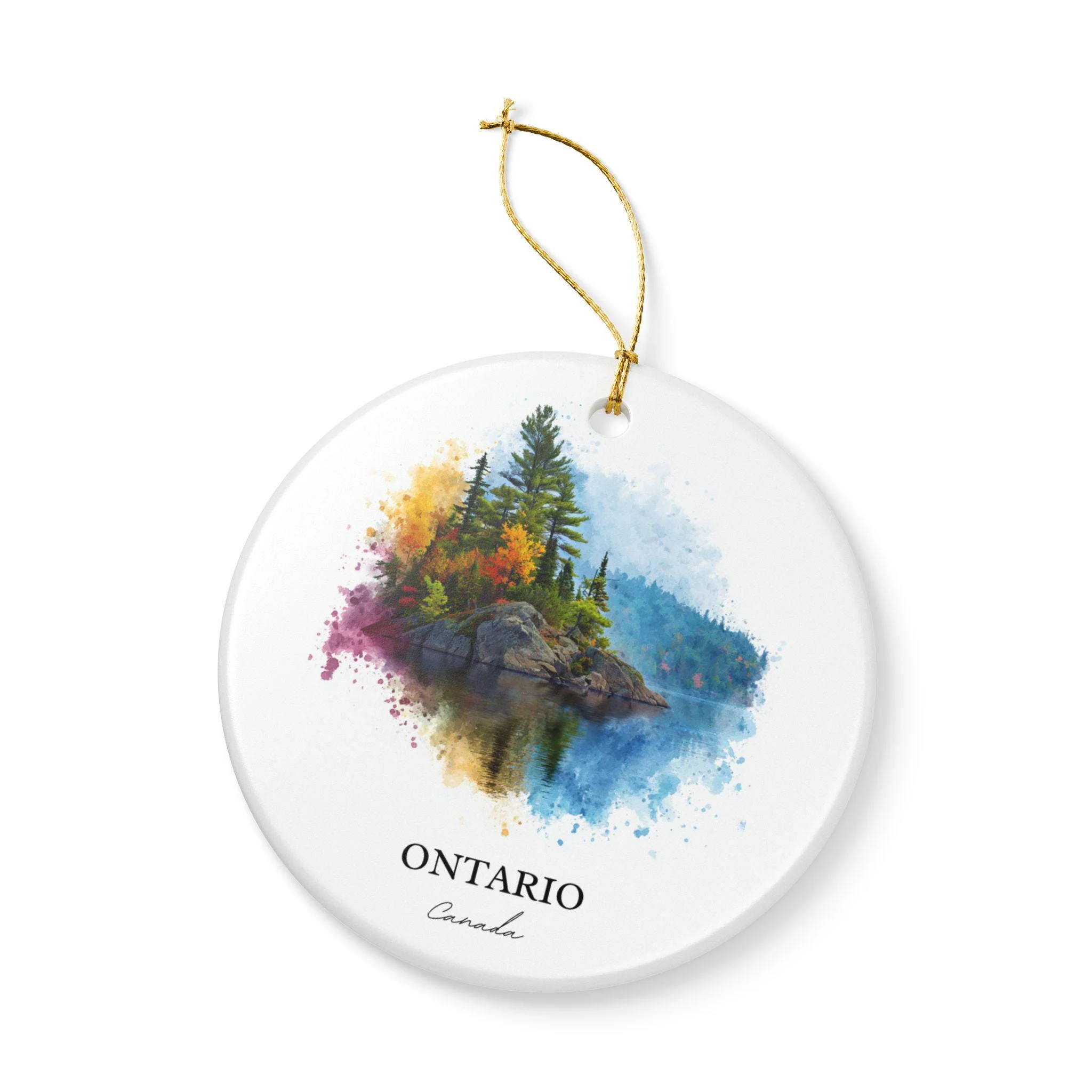 Ontario Ornament: Unique Ontario Souvenir, Ontario Xmas Decor, and Authentic Ontario Canada Gift - Image 3