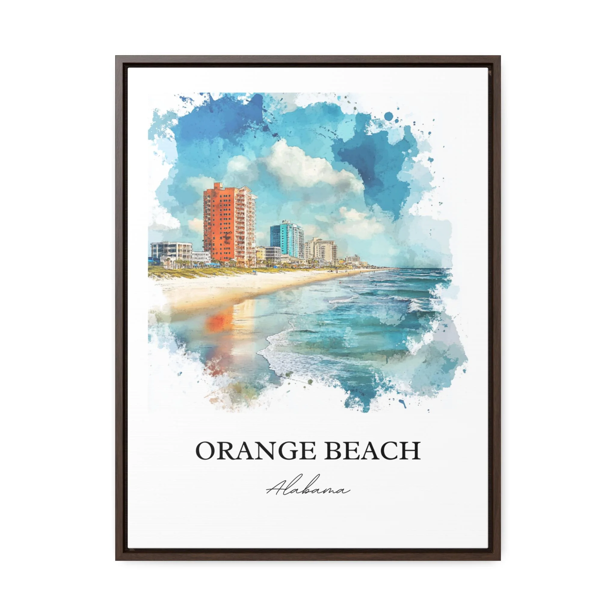 Orange Beach, Alabama – Watercolor Art Print - Image 7