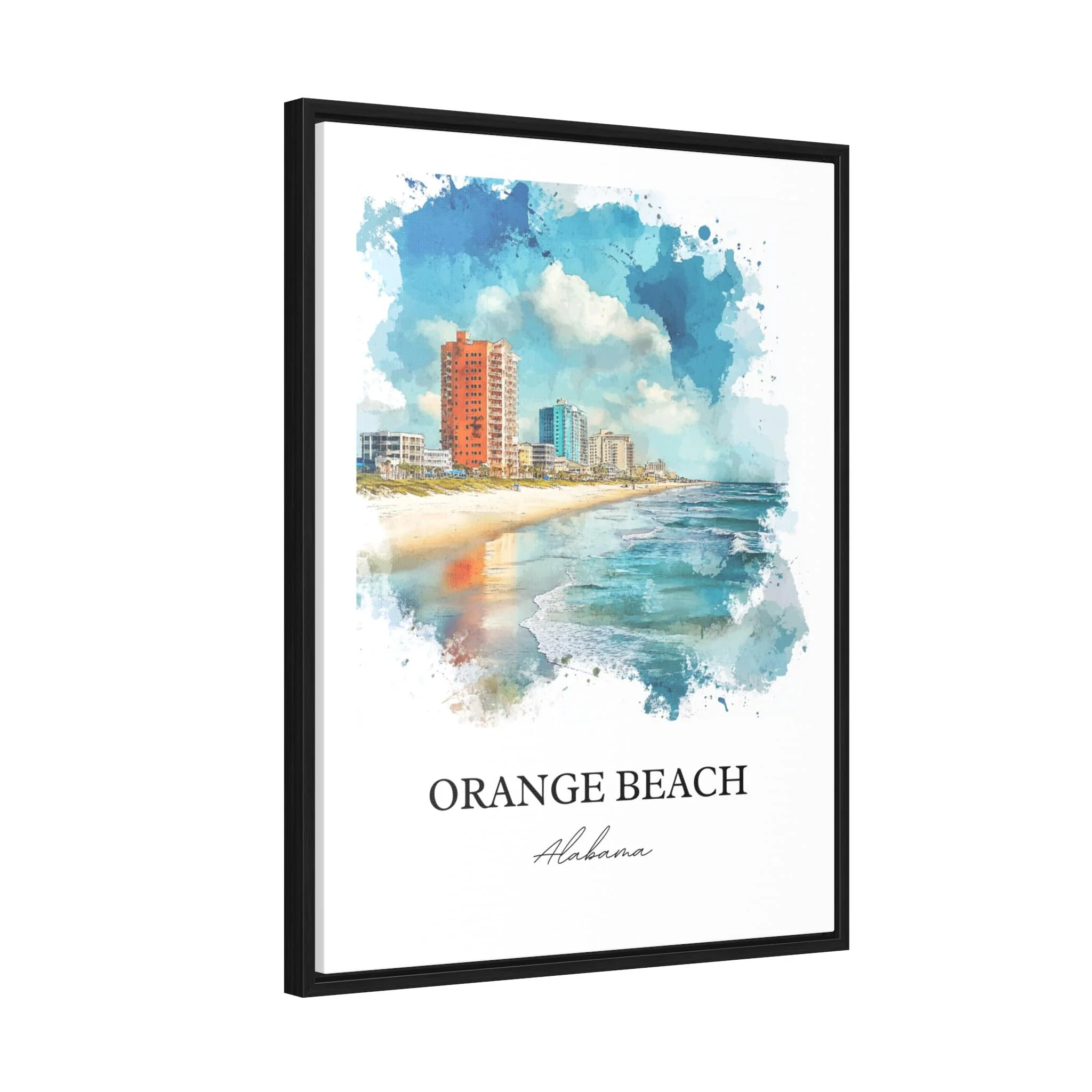 Orange Beach, Alabama – Watercolor Art Print - Image 8
