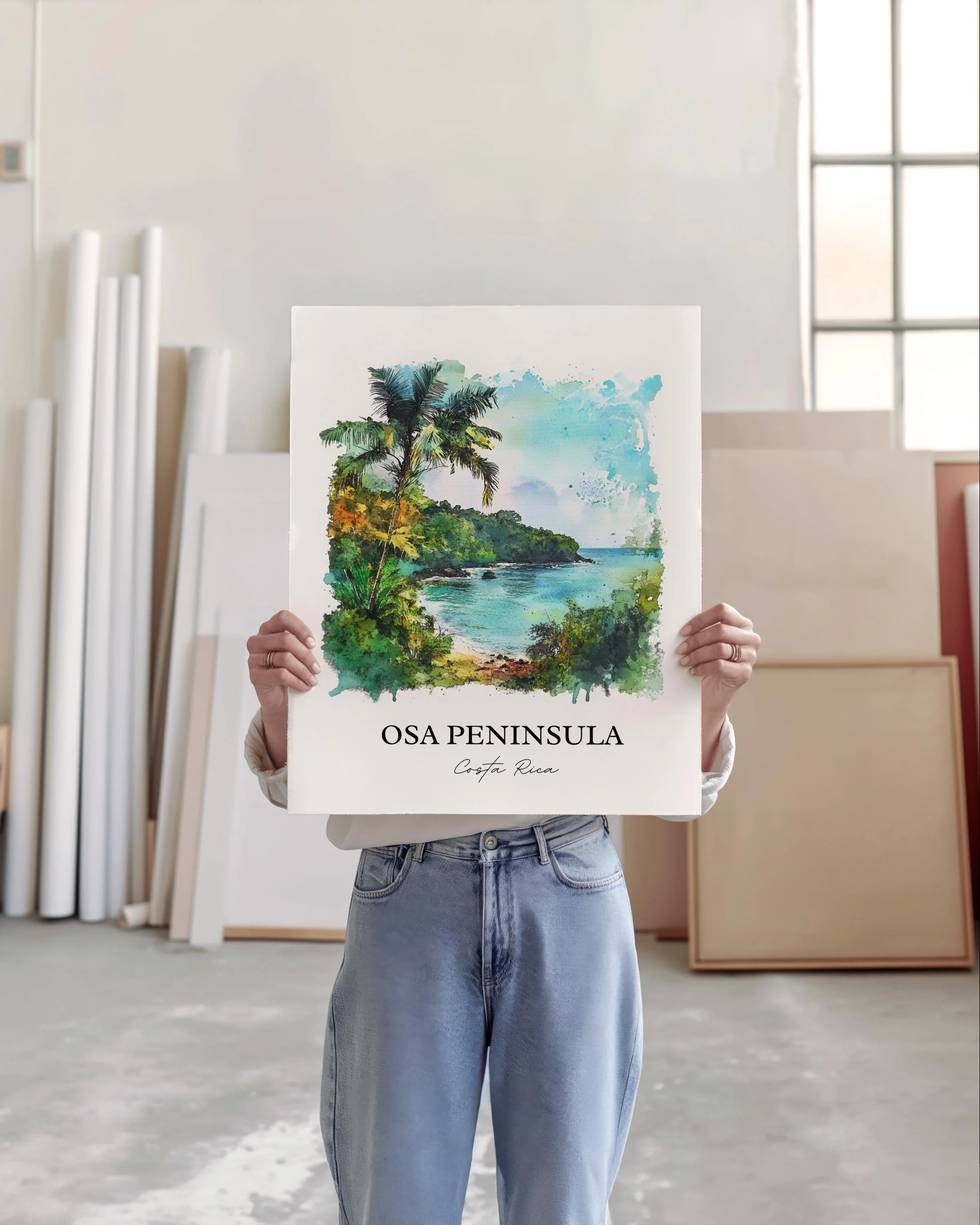 Osa Peninsula, Costa Rica – Watercolor Art Print - Image 3