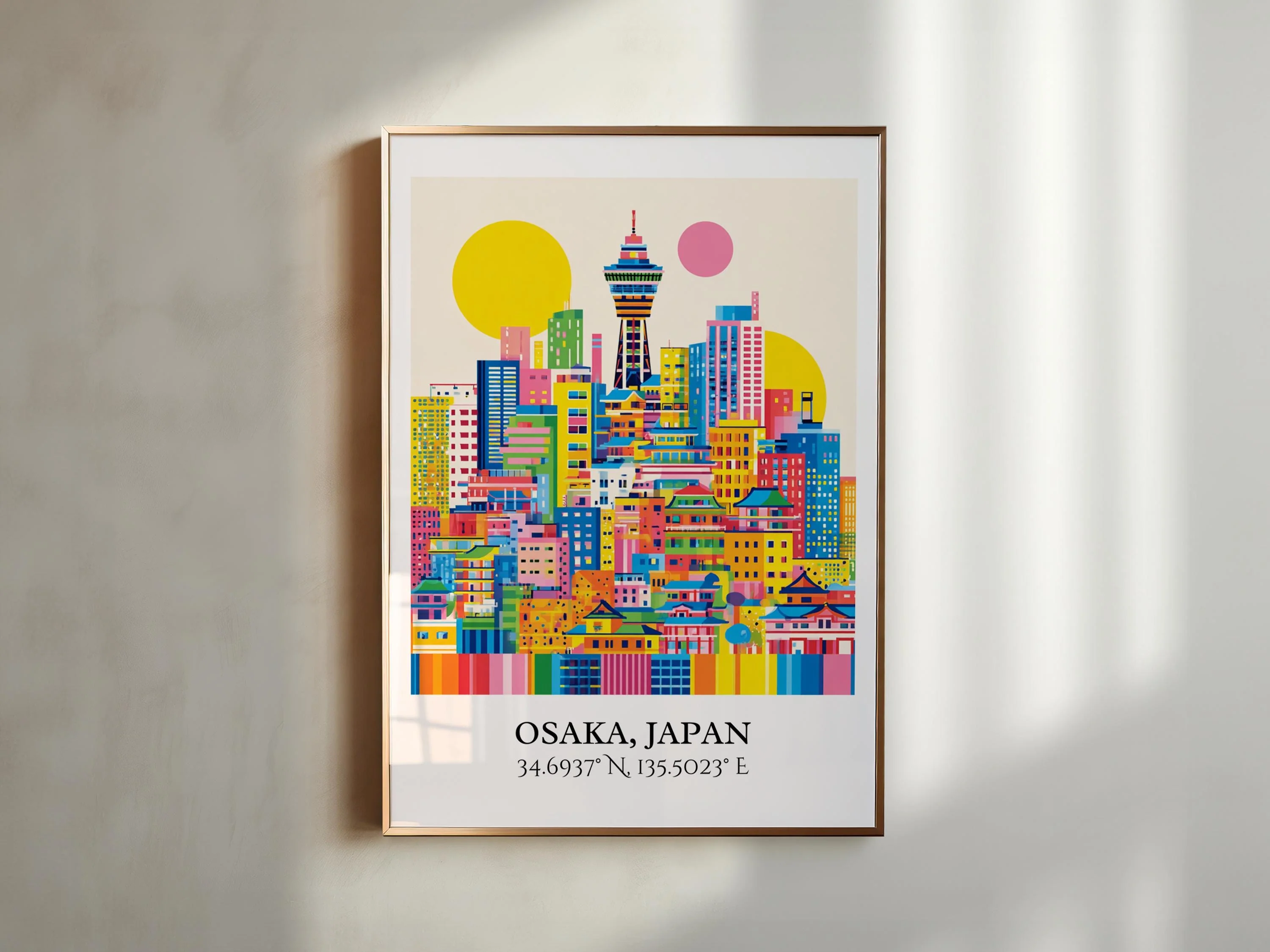 Osaka, Japan – Watercolor Art Print - Image 5
