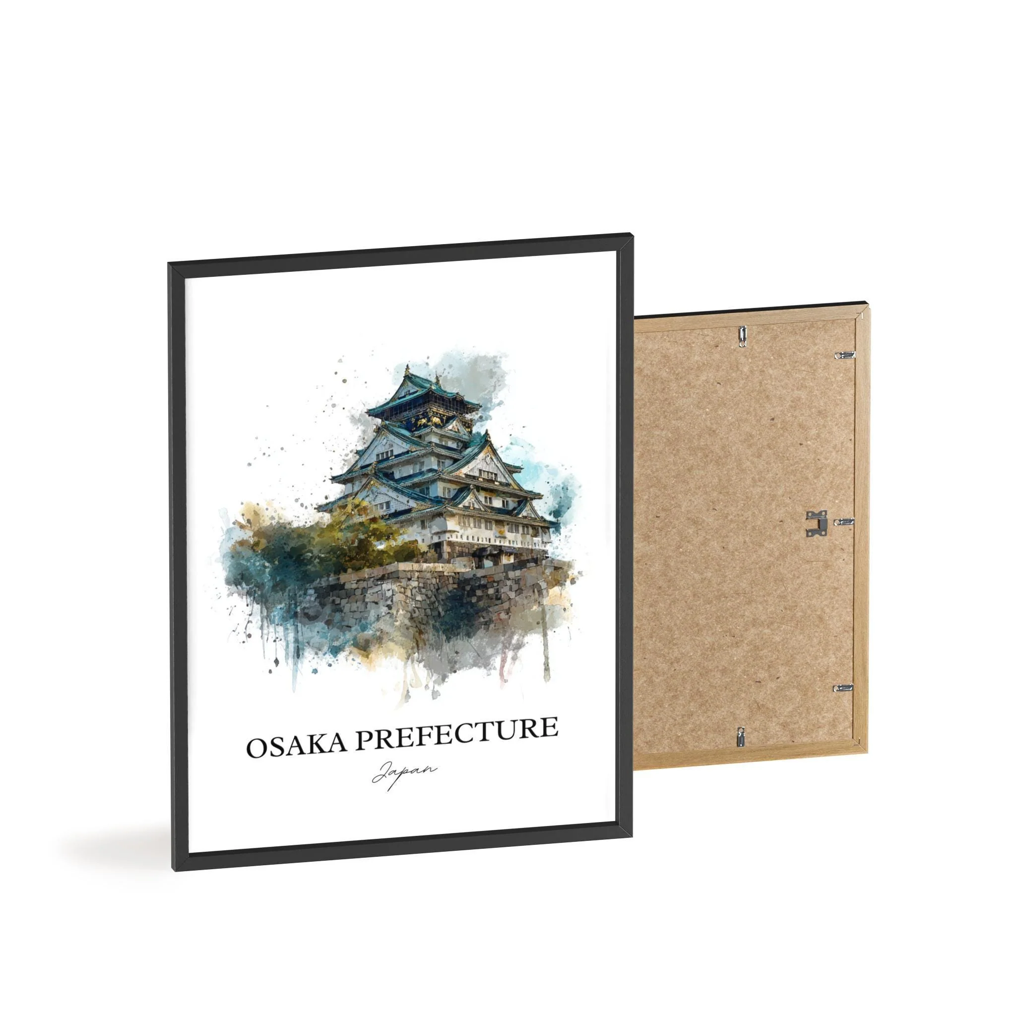 Osaka, Japan – Watercolor Art Print - Image 8