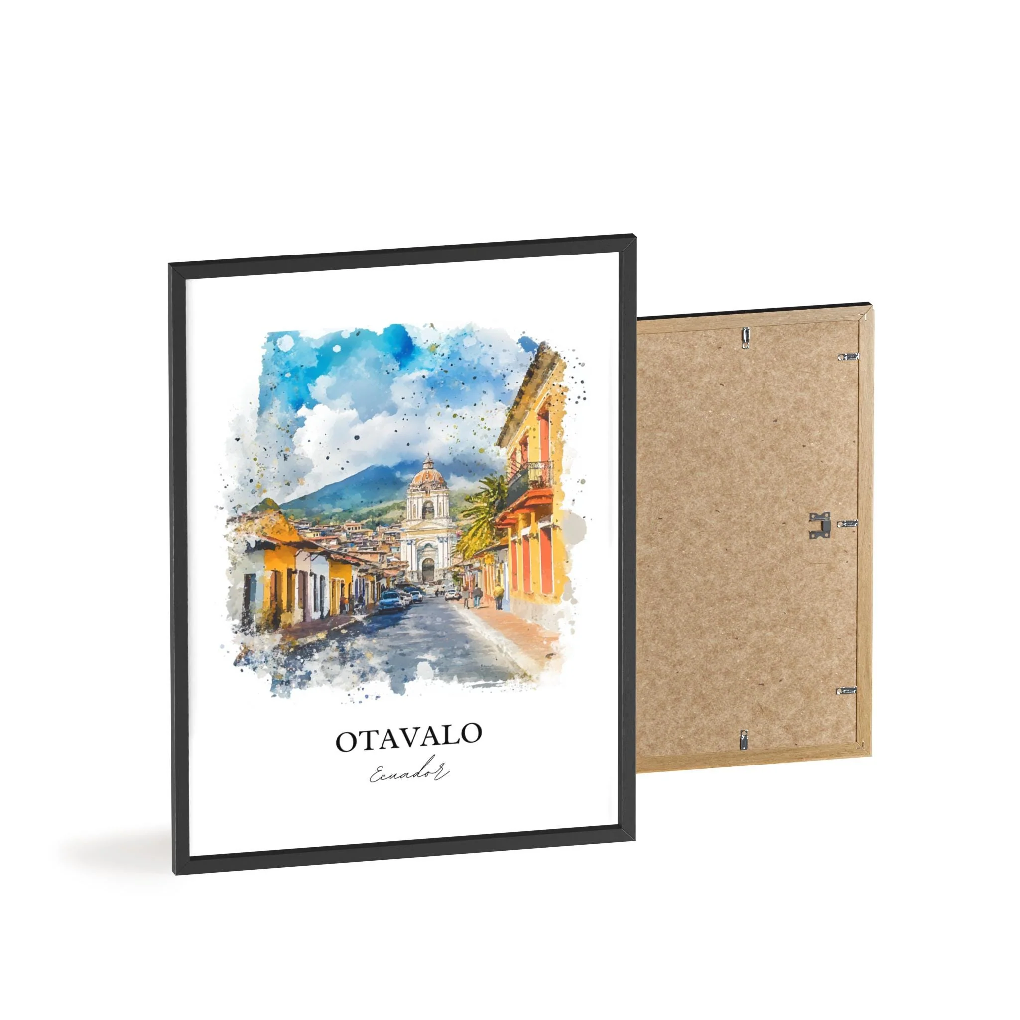 Otavalo, Ecuador – Watercolor Art Print - Image 8