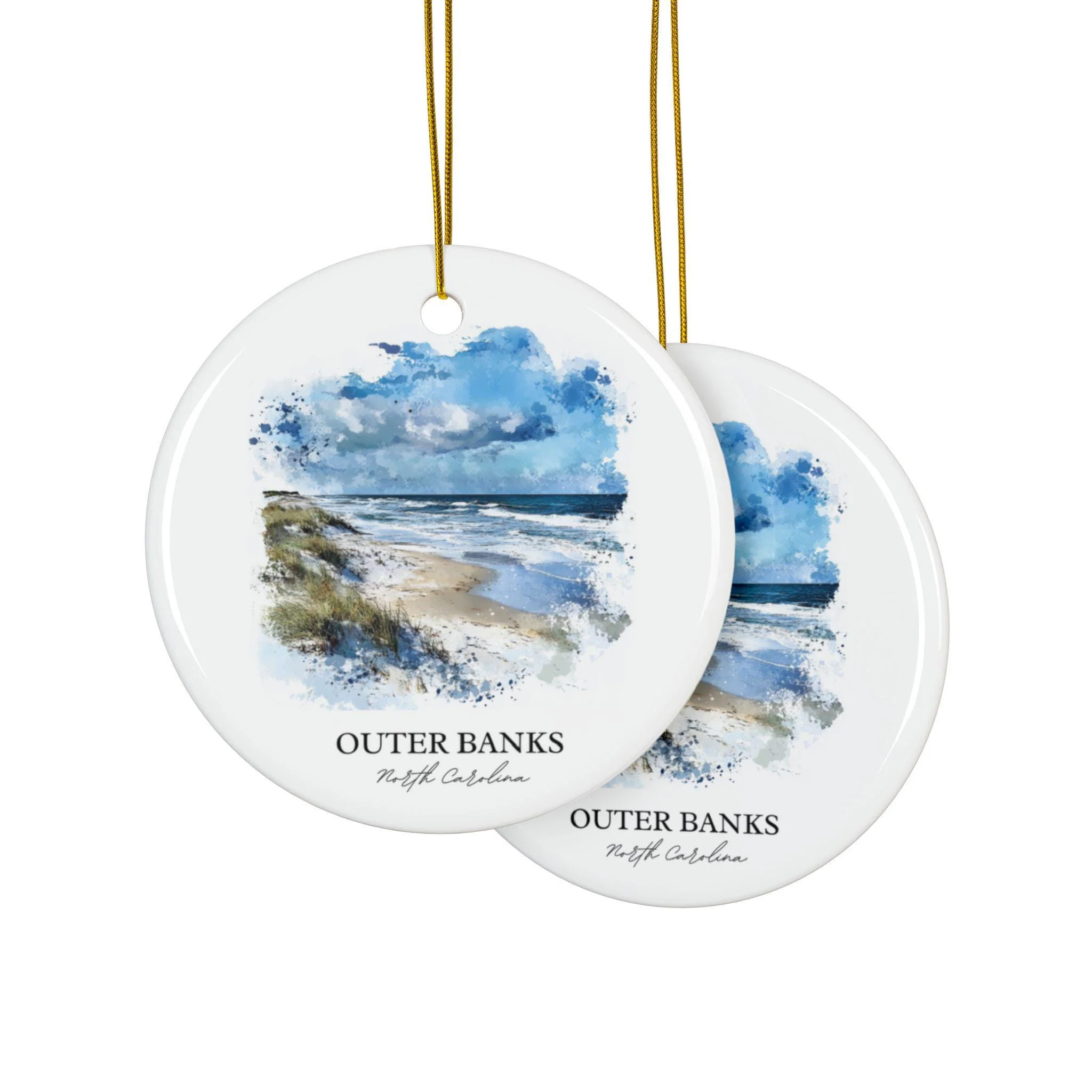Outer Banks Ornament: Unique OBX Souvenir, Outer Banks Xmas Decor, and Authentic Outer Banks NC Gift - Image 2