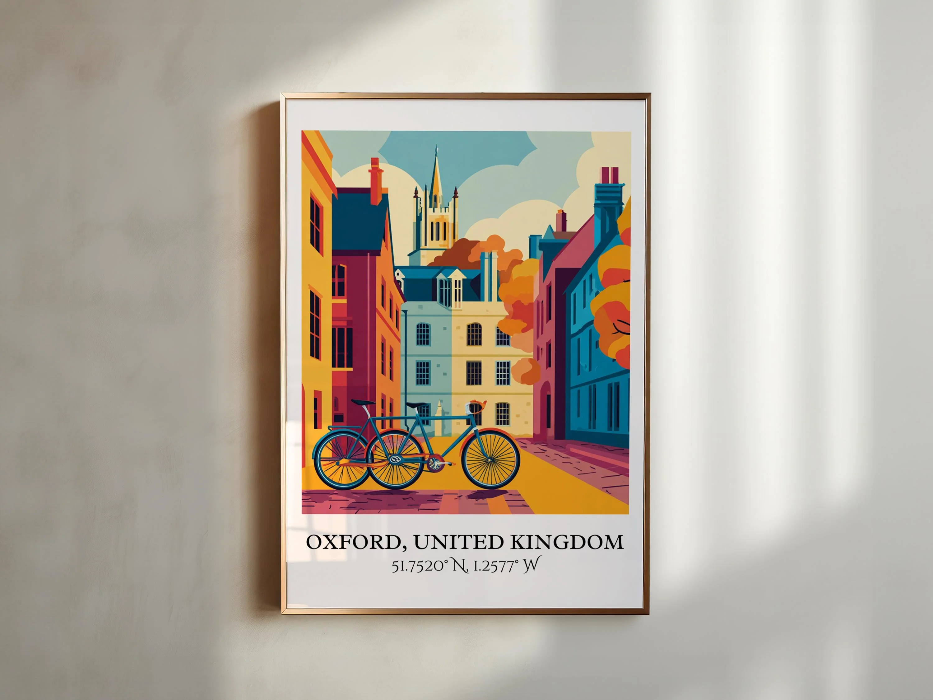 Oxford, UK – Watercolor Art Print - Image 2