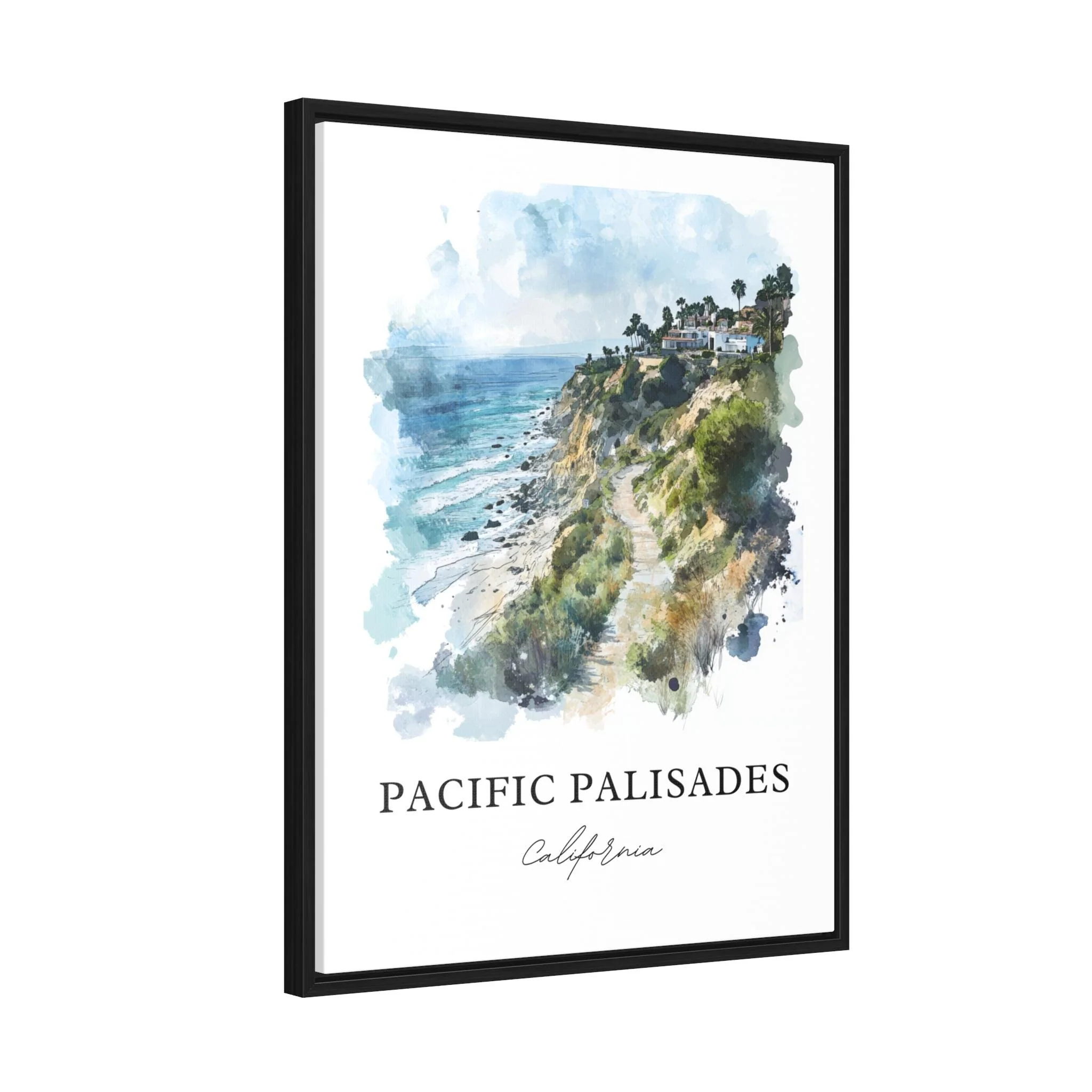 Pacific Palisades, USA – Watercolor Art Print - Image 7