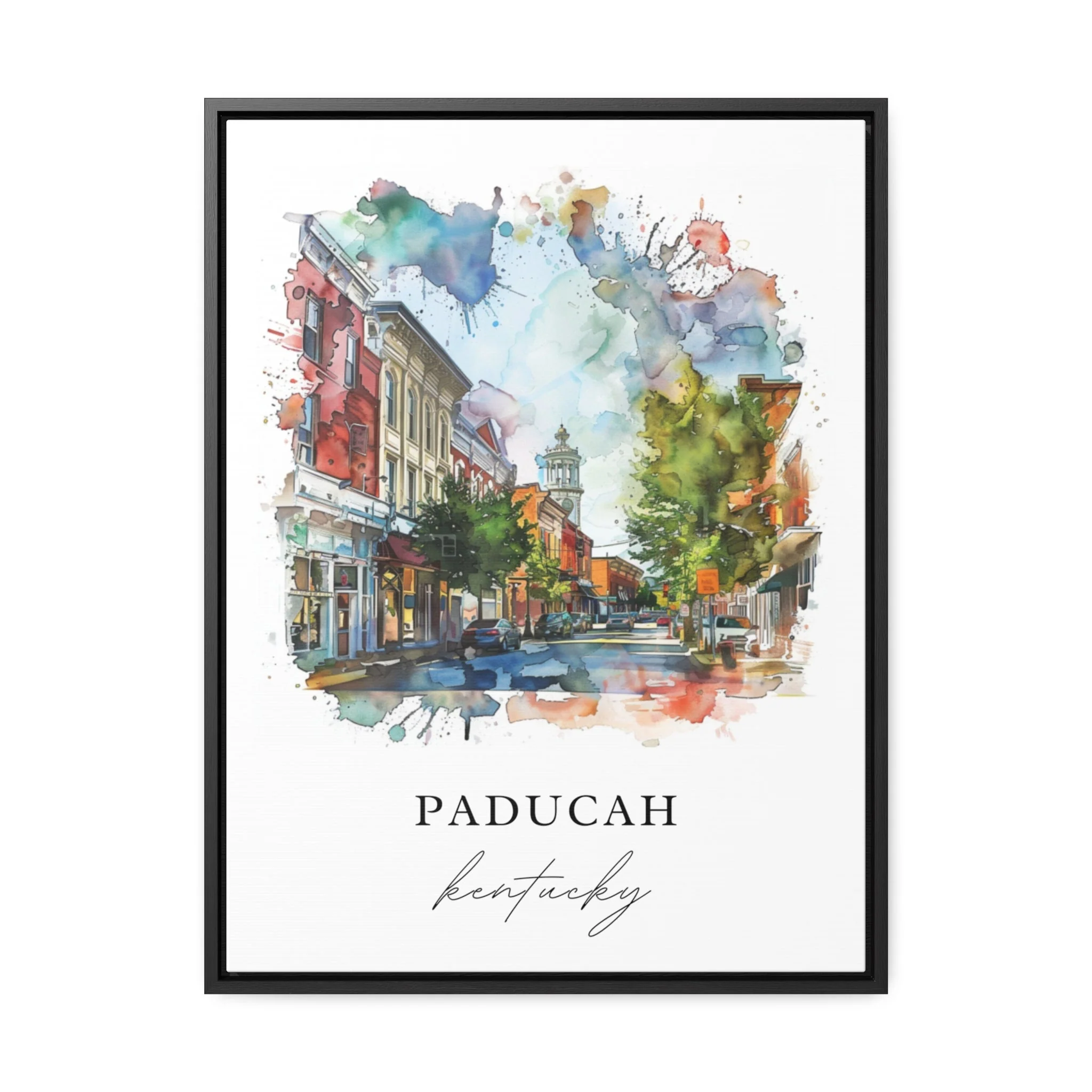 Paducah, Kentucky – Watercolor Art Print - Image 5