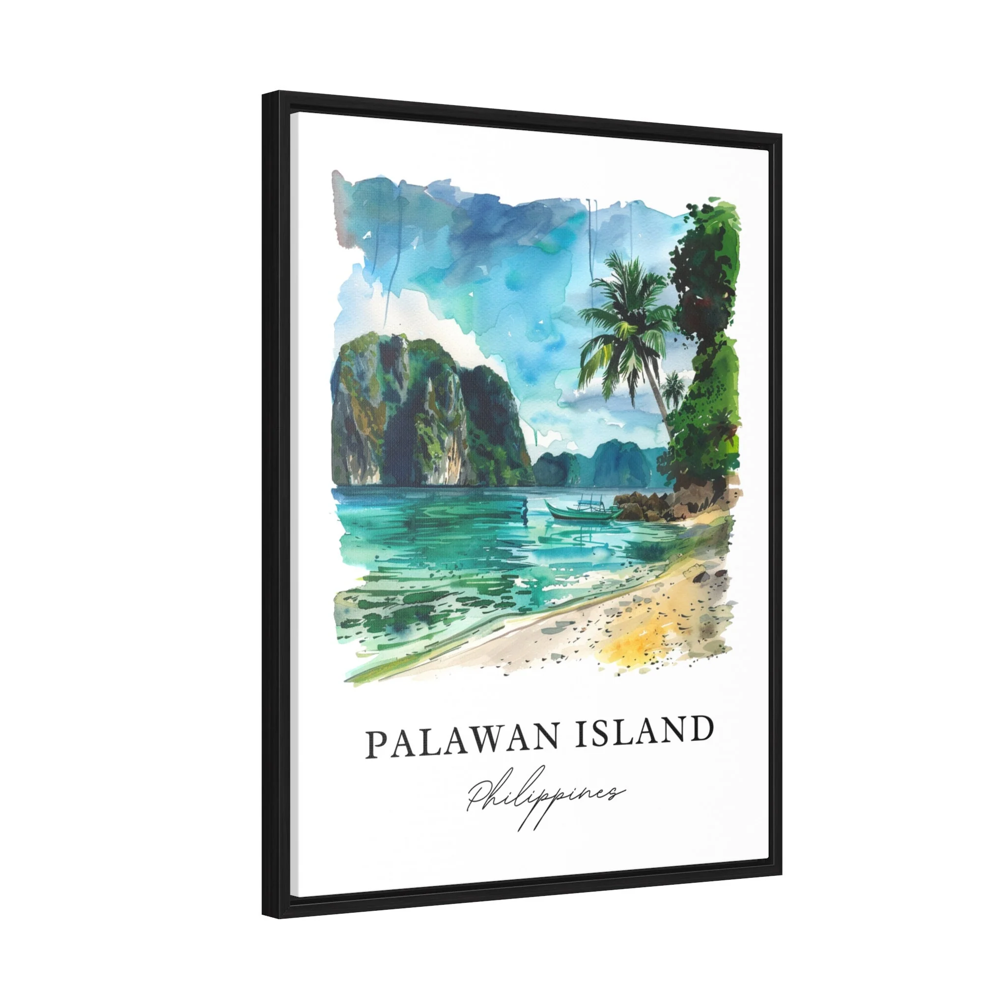 Palawan Island, Philippines – Watercolor Art Print - Image 6