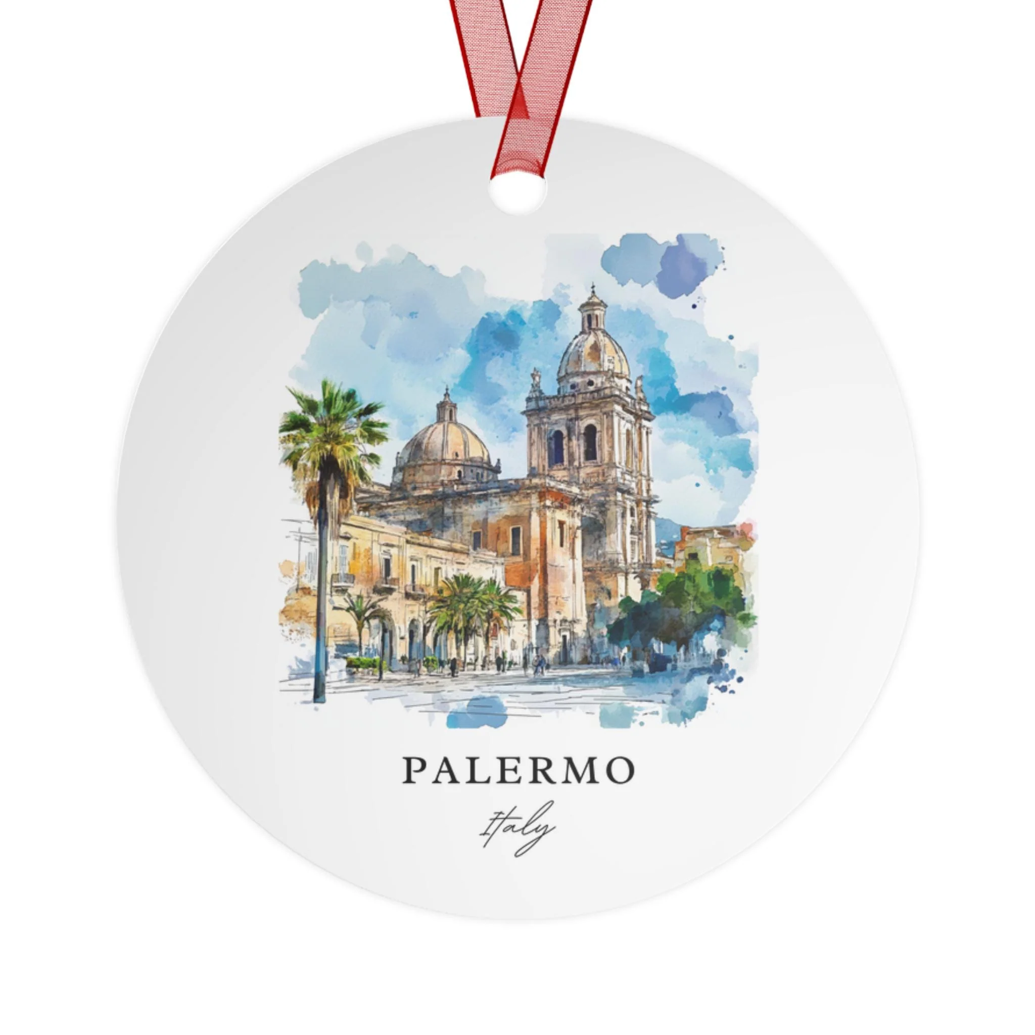 Palermo Italy Ornament: Unique Palermo Souvenir, Palermo Xmas Decor, and Authentic Sicily Italy Gift - Image 2