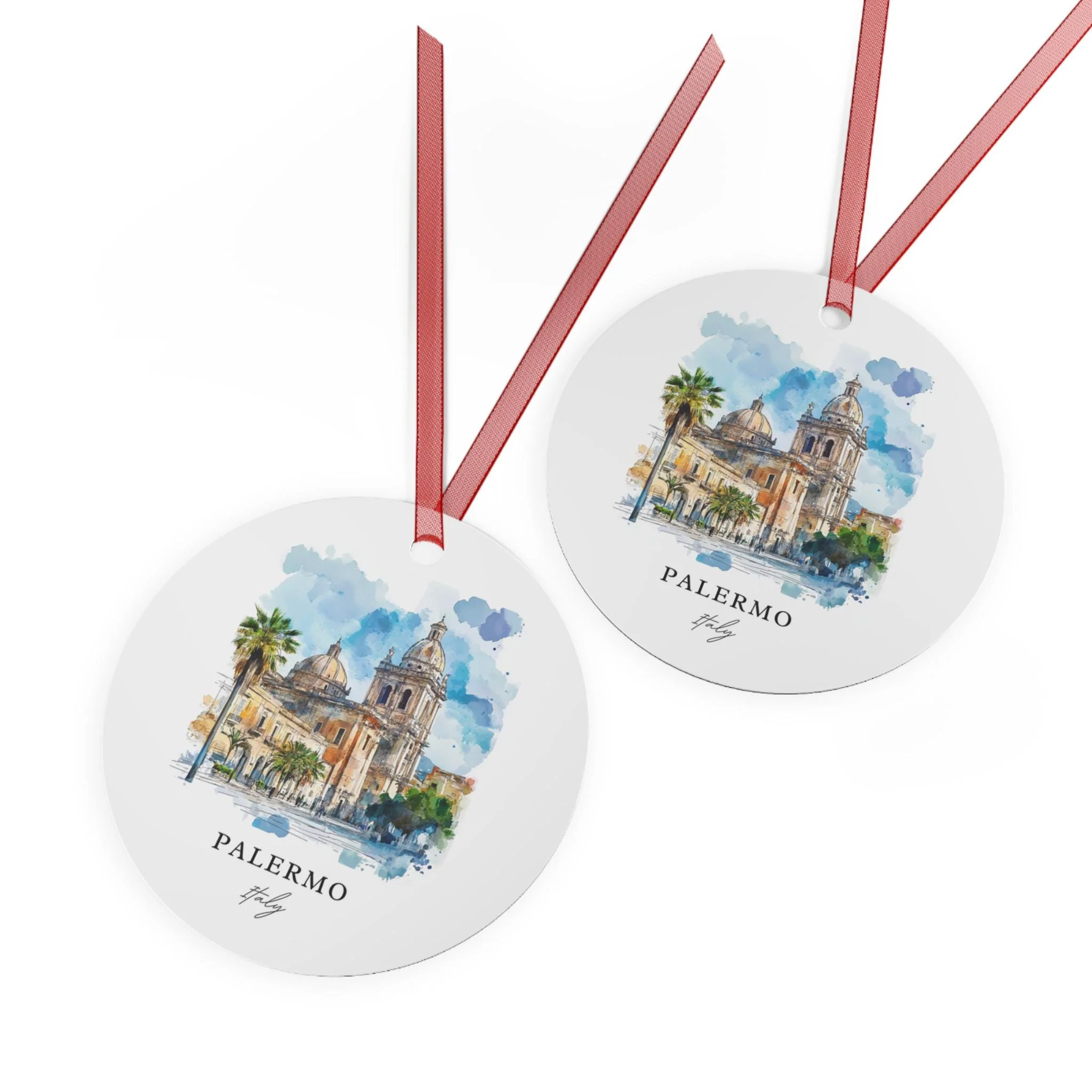 Palermo Italy Ornament: Unique Palermo Souvenir, Palermo Xmas Decor, and Authentic Sicily Italy Gift - Image 3
