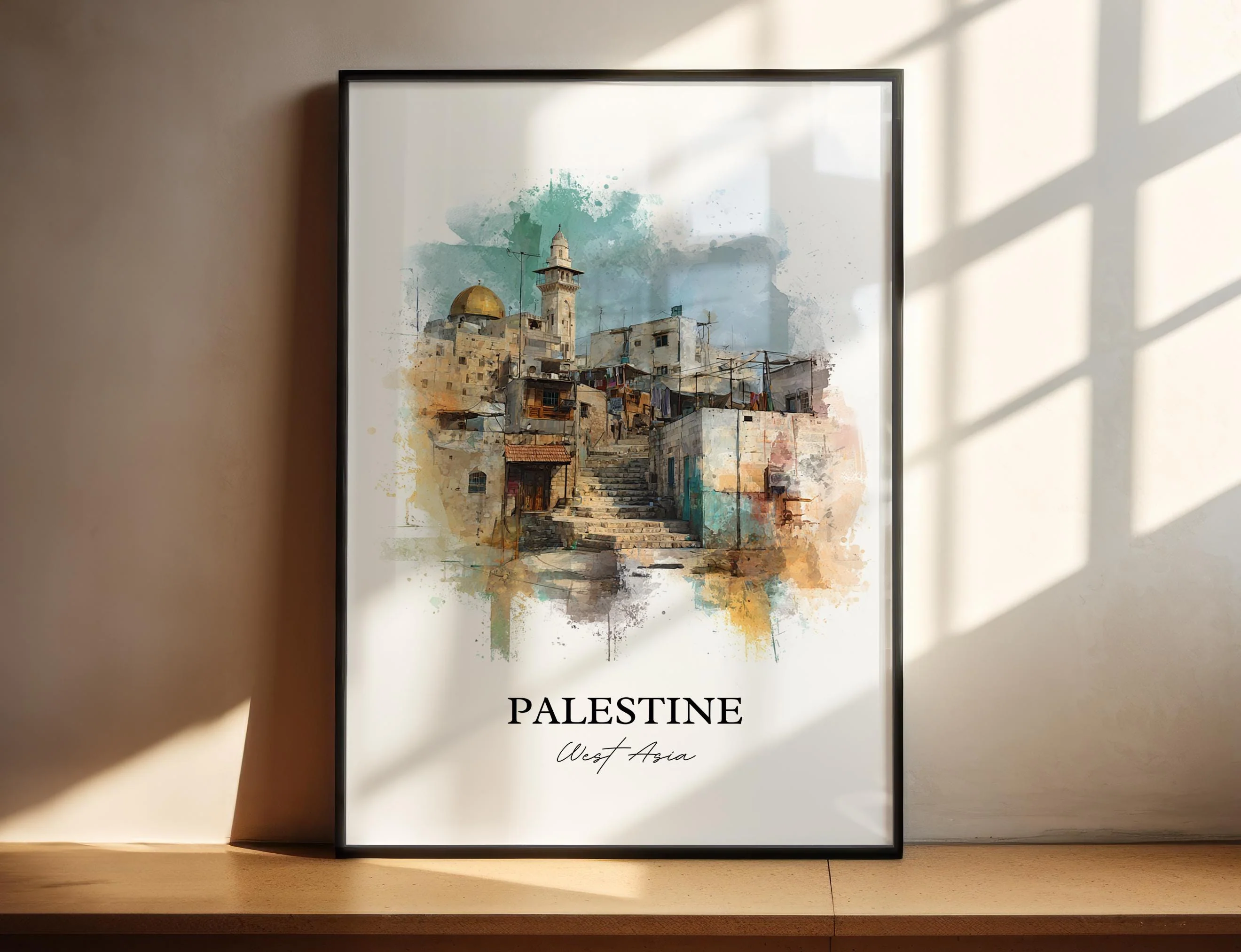 Palestine, Palestine – Watercolor Art Print