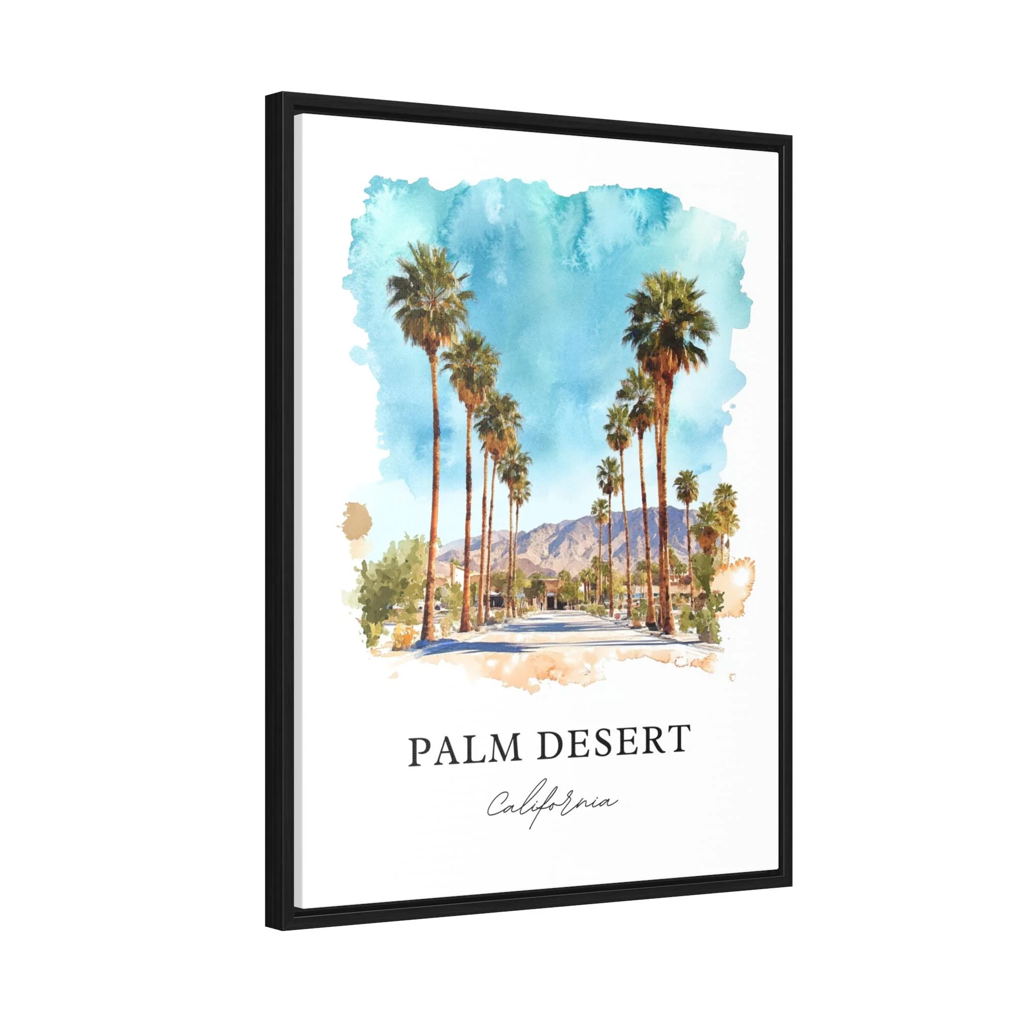 Palm Desert, California – Watercolor Art Print - Image 6