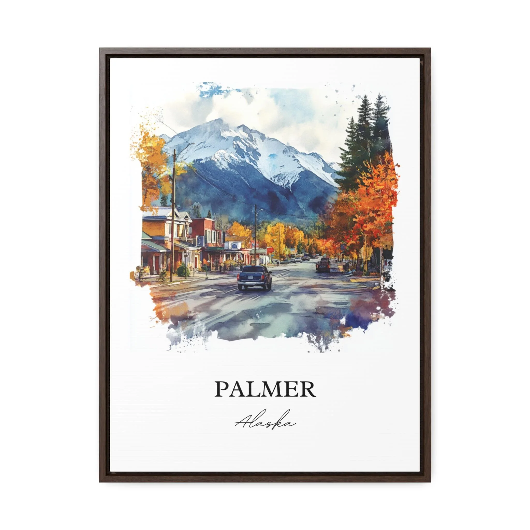 Palmer, Alaska – Watercolor Art Print - Image 7