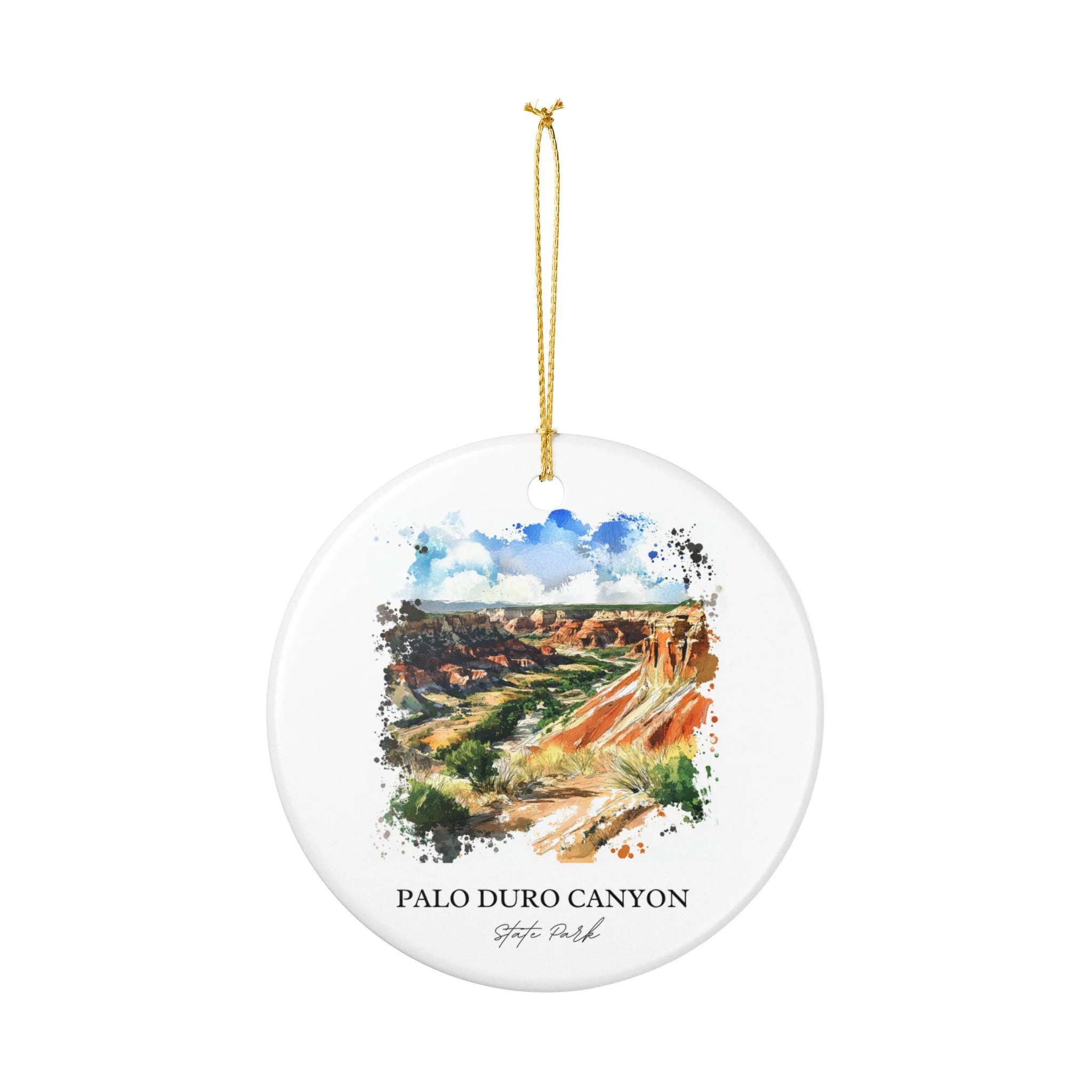 Palo Duro Canyon Ornament: Unique Amarillo TX Souvenir, Texas Xmas Decor, and Authentic Palo Duro Canyon Gift - Image 3
