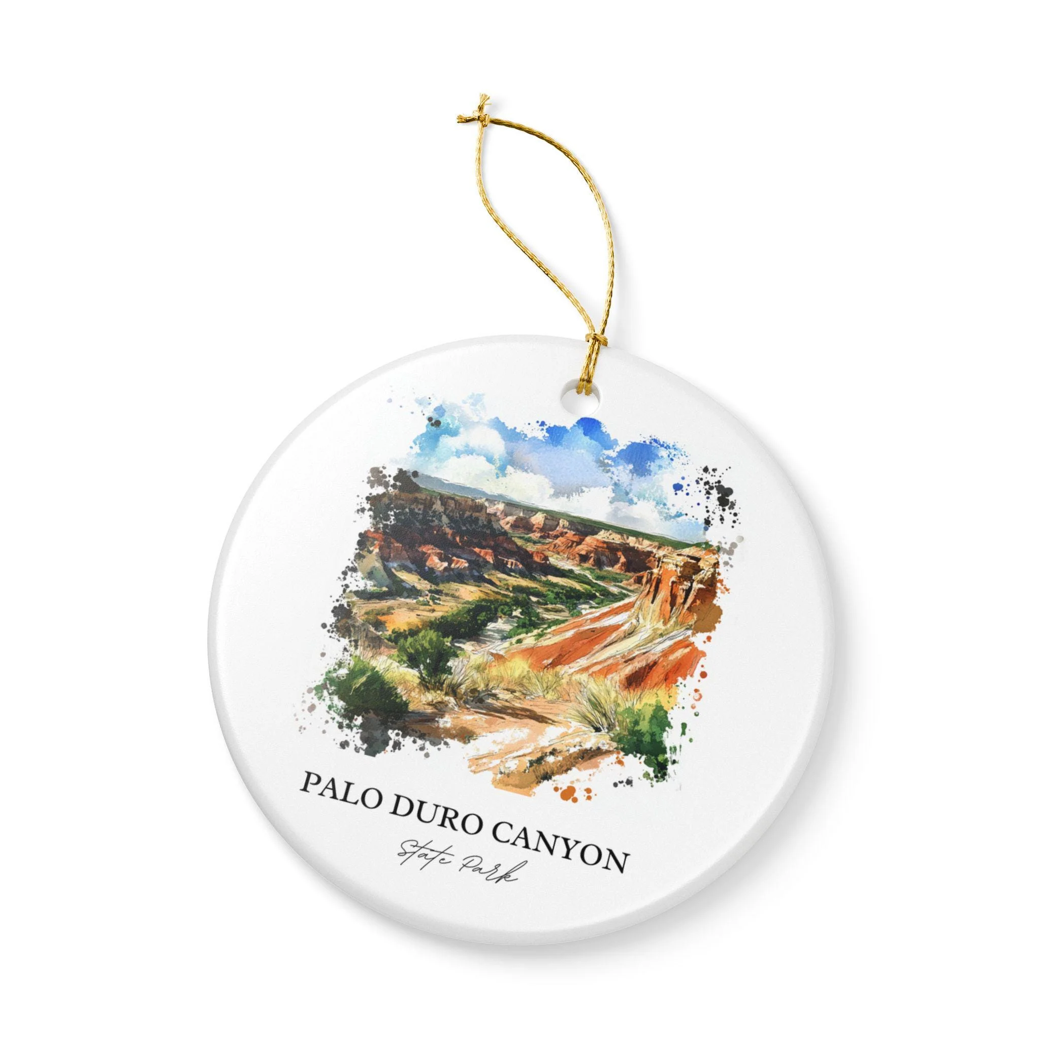 Palo Duro Canyon Ornament: Unique Amarillo TX Souvenir, Texas Xmas Decor, and Authentic Palo Duro Canyon Gift - Image 4
