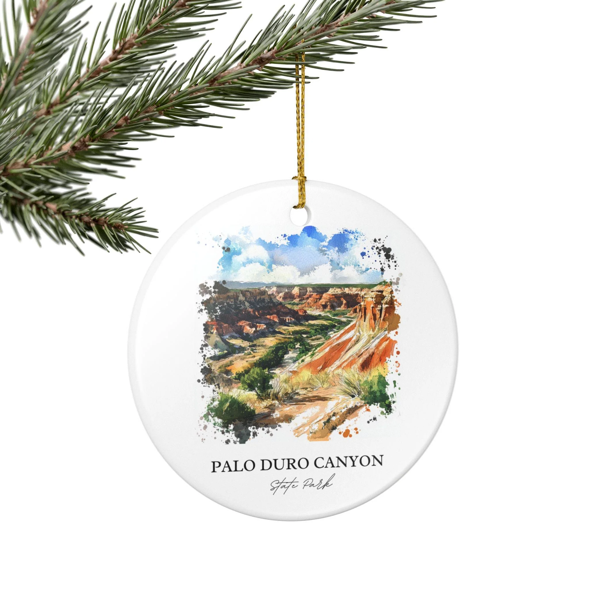 Palo Duro Canyon Ornament: Unique Amarillo TX Souvenir, Texas Xmas Decor, and Authentic Palo Duro Canyon Gift - Image 5