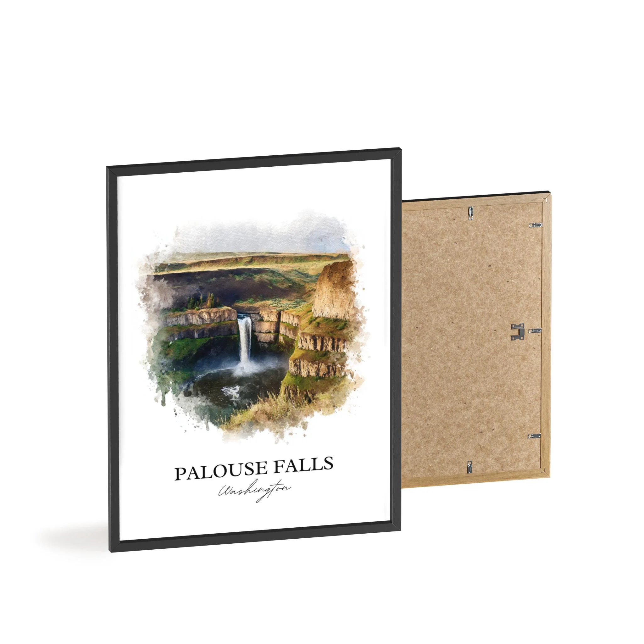 Palouse Falls, USA – Watercolor Art Print - Image 8