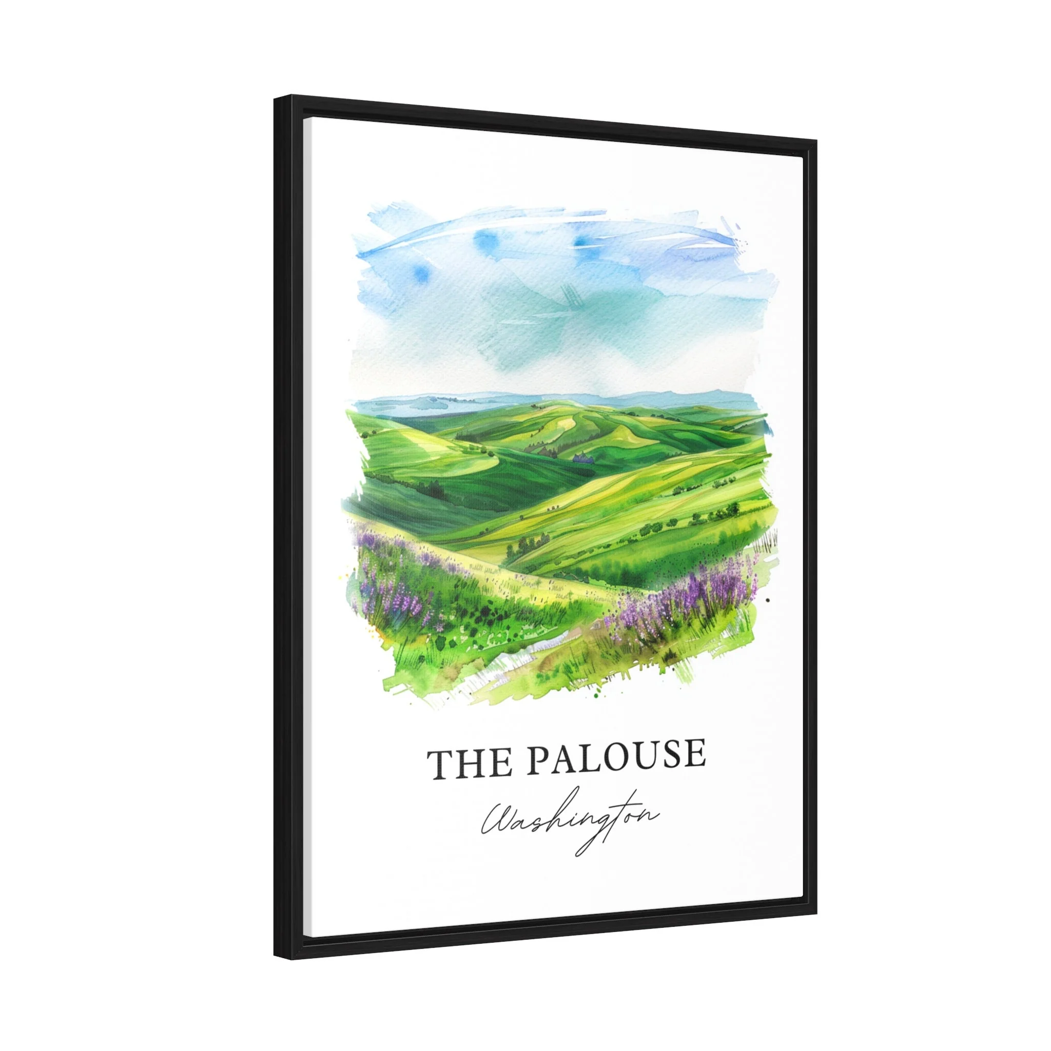 Palouse, Washington, Washington – Watercolor Art Print - Image 6