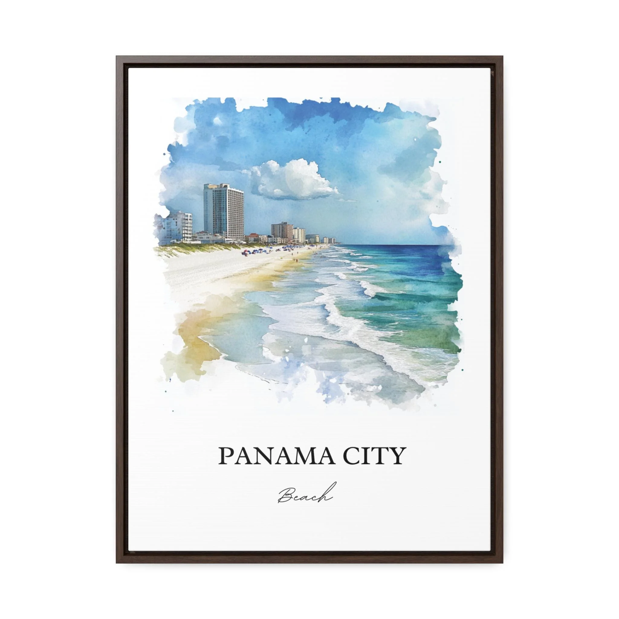 Panama City Beach, USA – Watercolor Art Print - Image 7