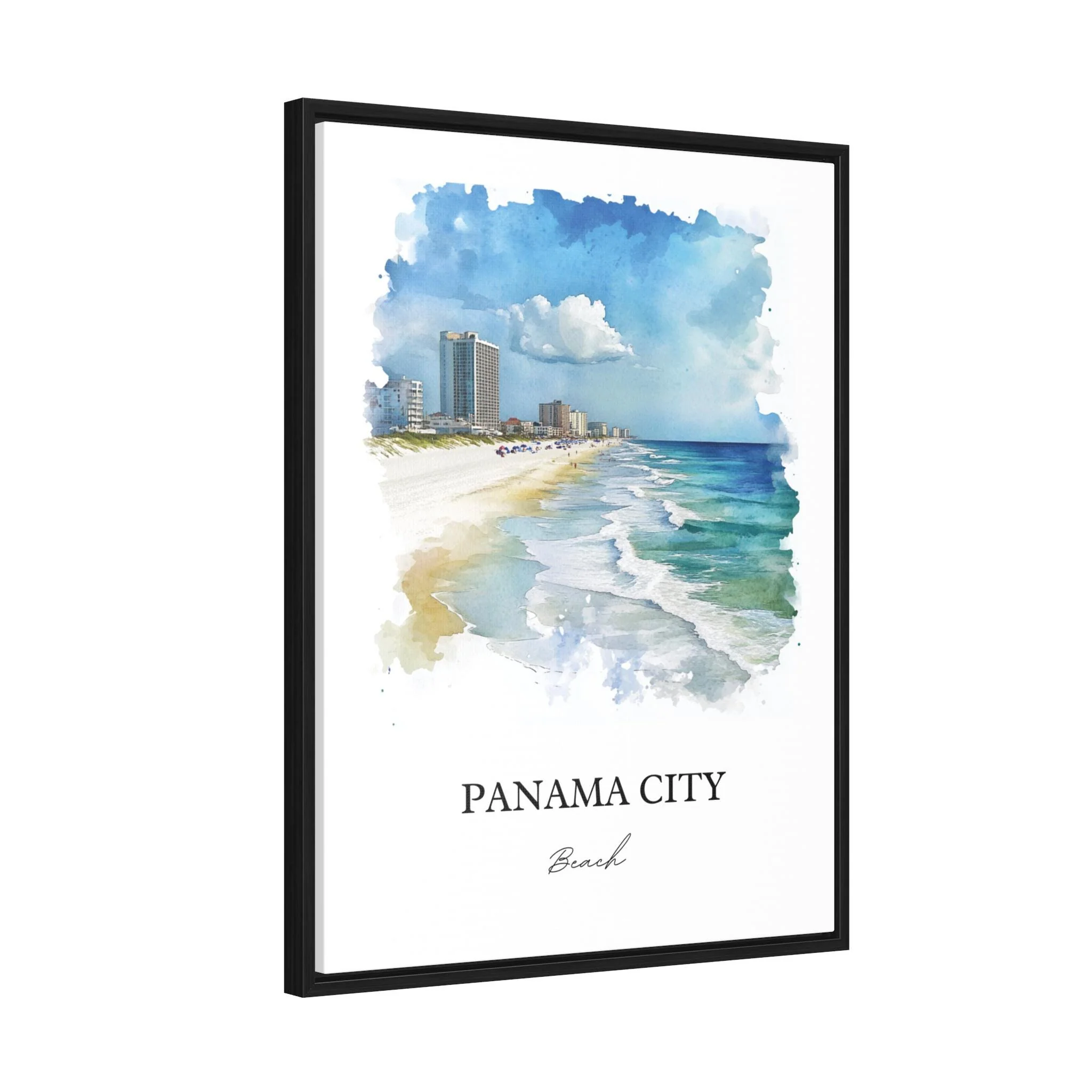 Panama City Beach, USA – Watercolor Art Print - Image 8