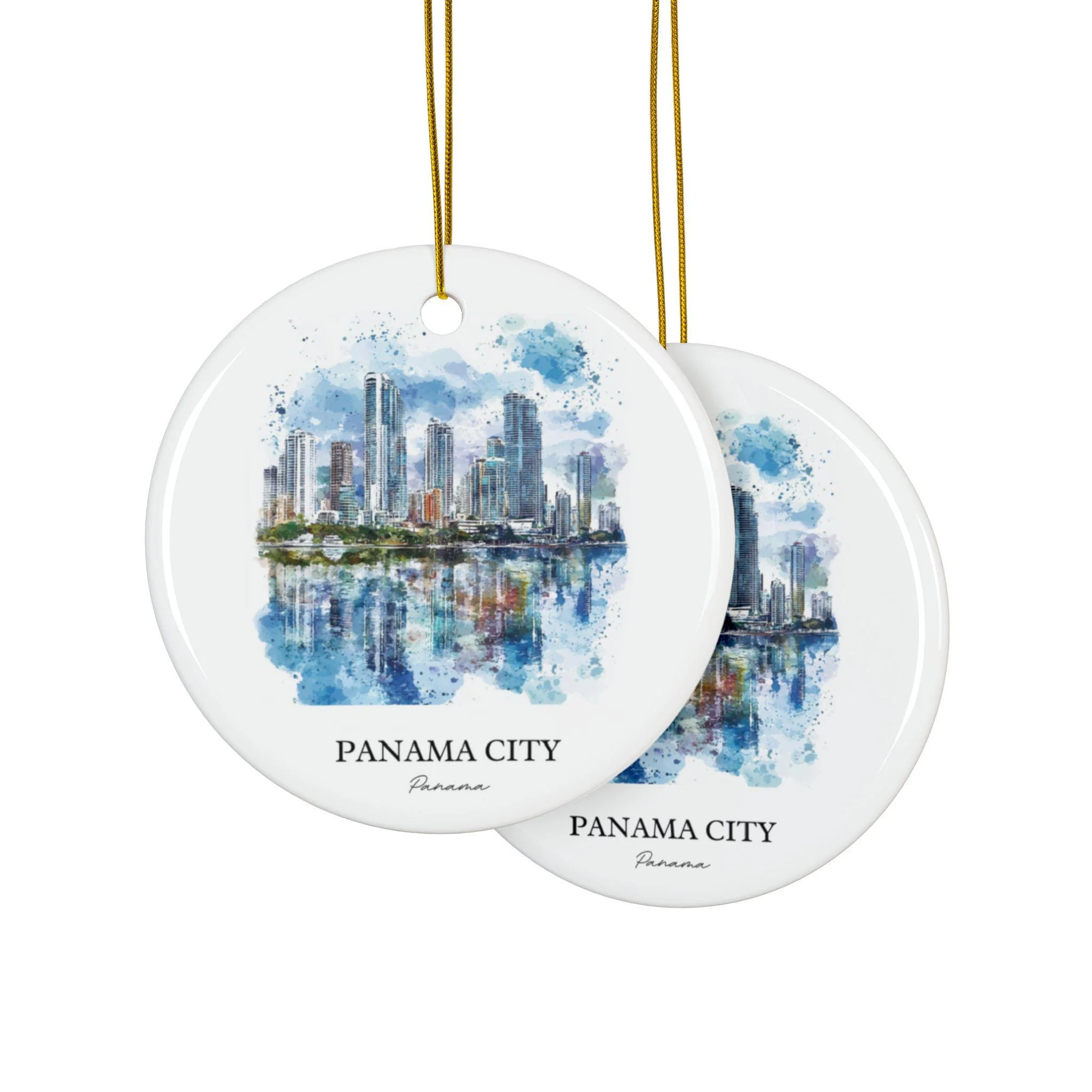 Panama City Ornament: Unique Panama Souvenir, Panama City Xmas Decor, and Authentic Panama Gift - Image 2