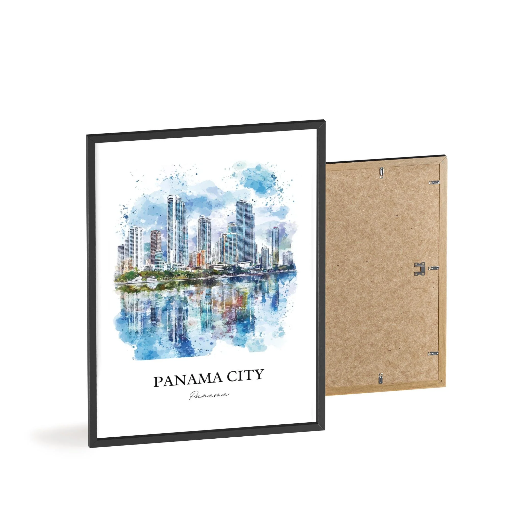 Panama City, Panama – Watercolor Art Print - Image 8