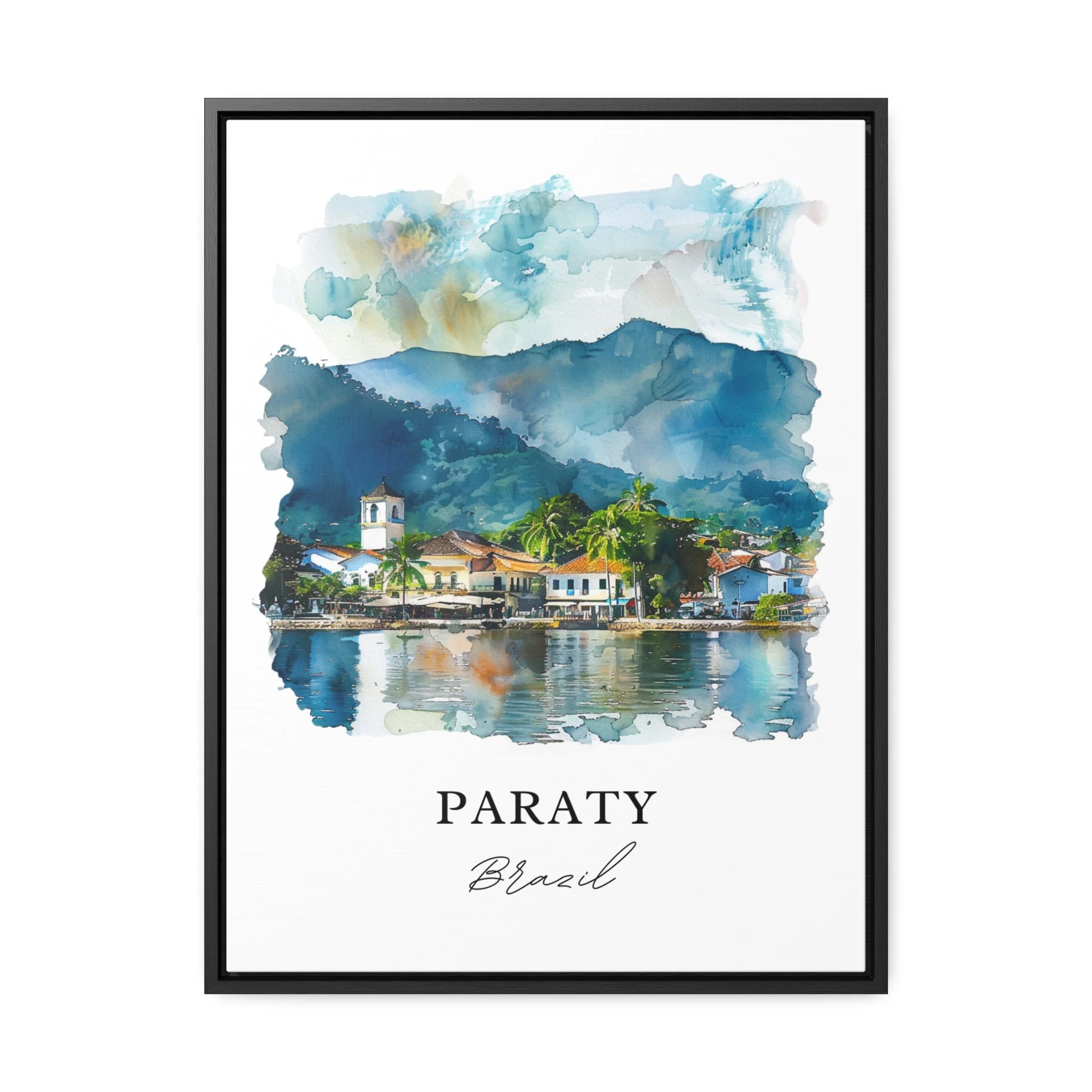 Paraty, Brazil – Watercolor Art Print - Image 5