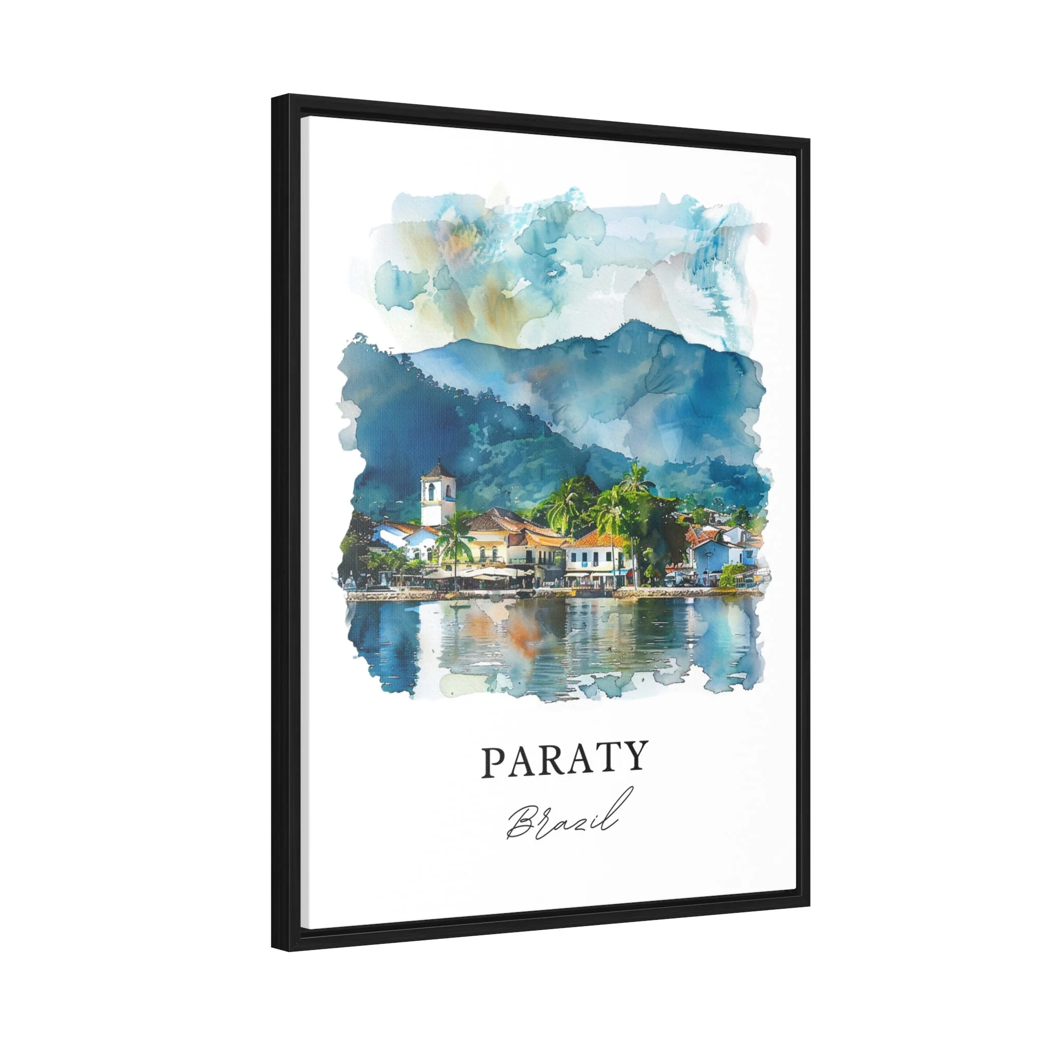 Paraty, Brazil – Watercolor Art Print - Image 6