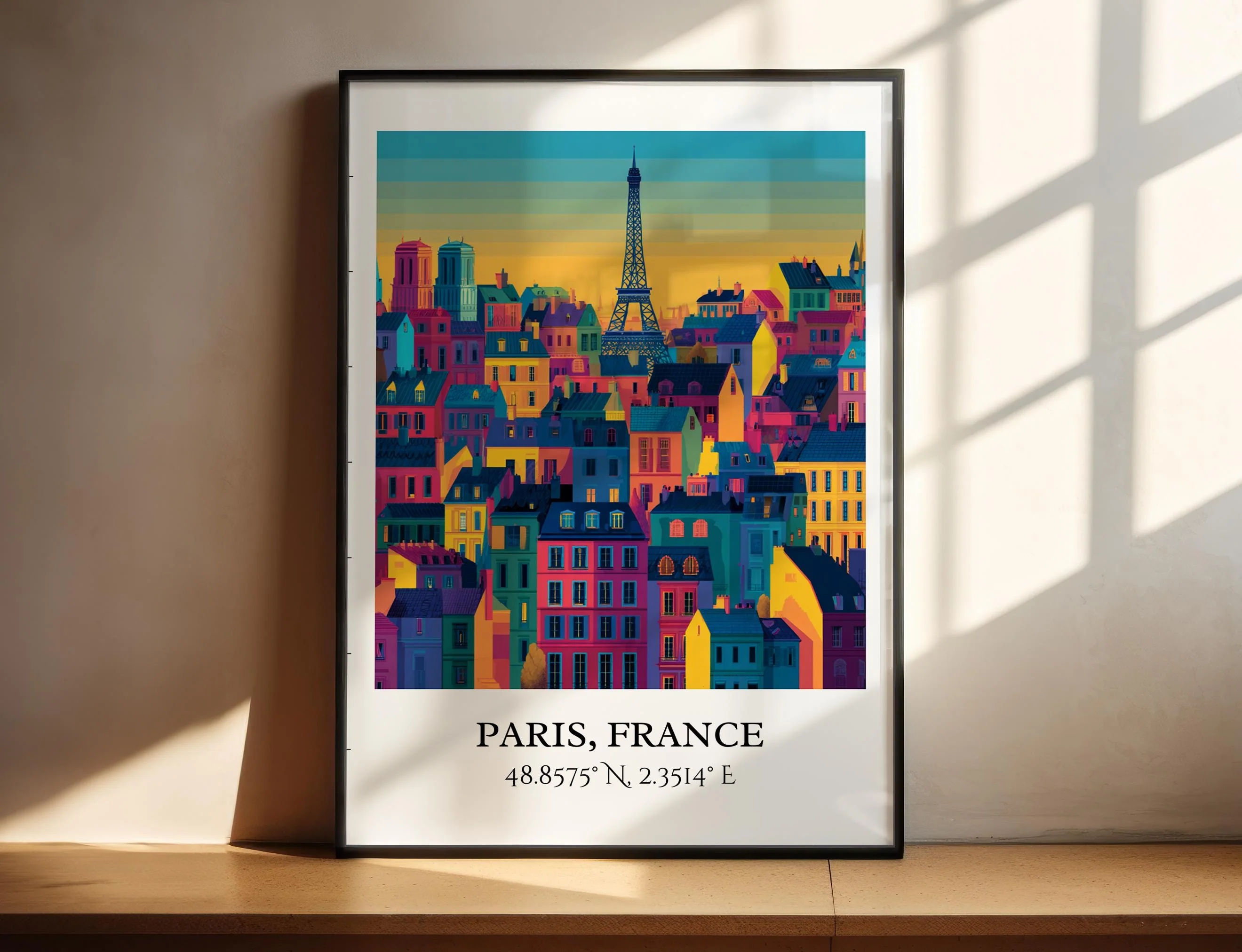 Paris, France – Watercolor Art Print