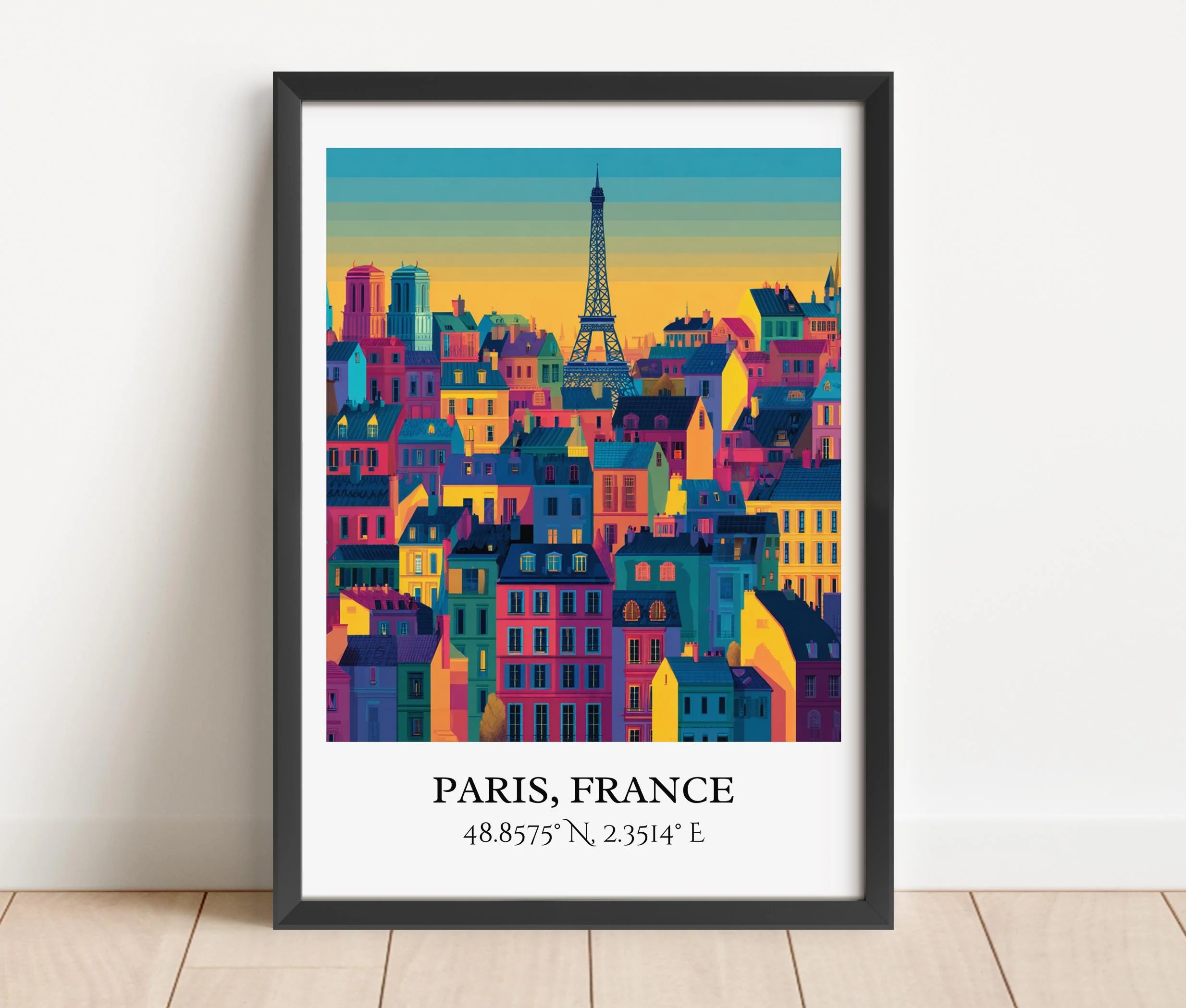 Paris, France – Watercolor Art Print - Image 4