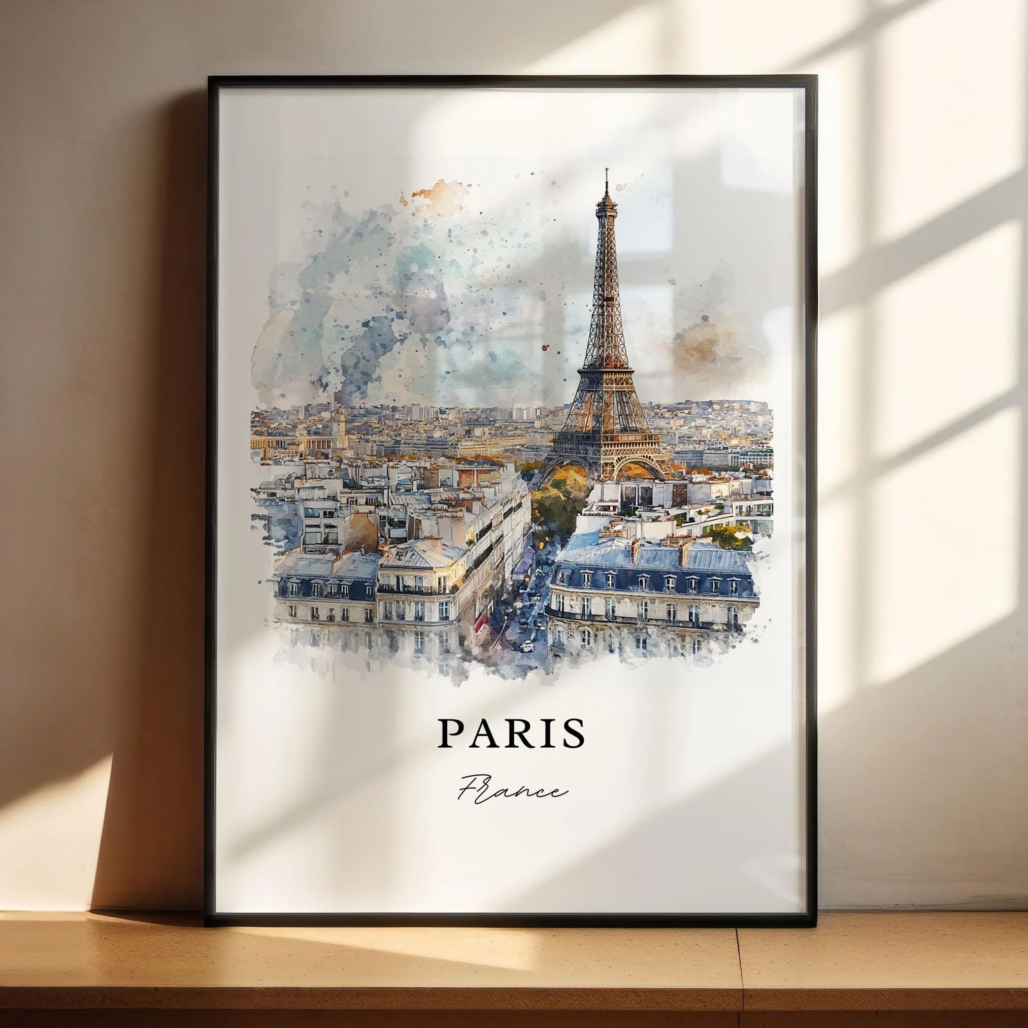 Paris, France – Watercolor Art Print - Image 3