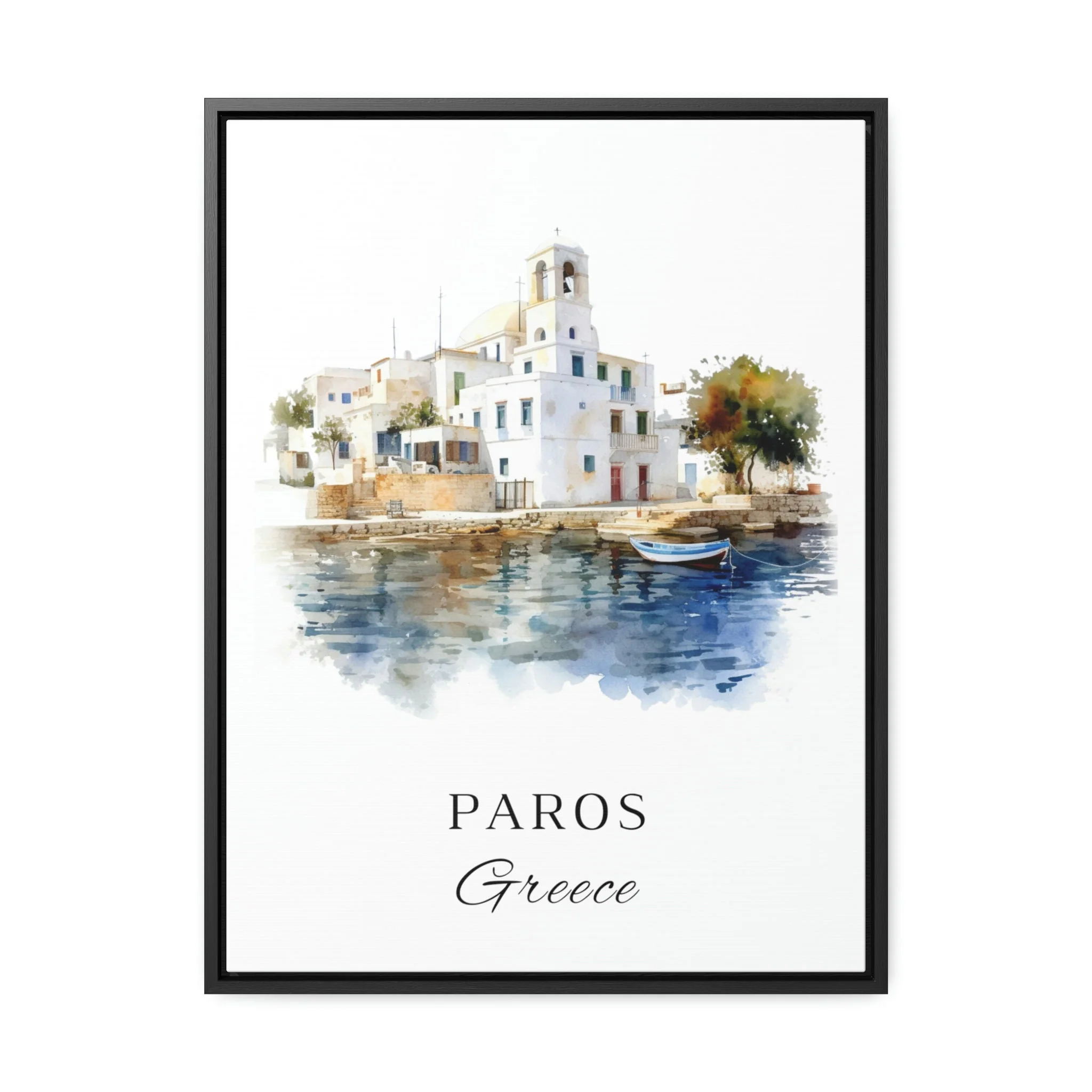 Paros, Greece – Watercolor Art Print - Image 5