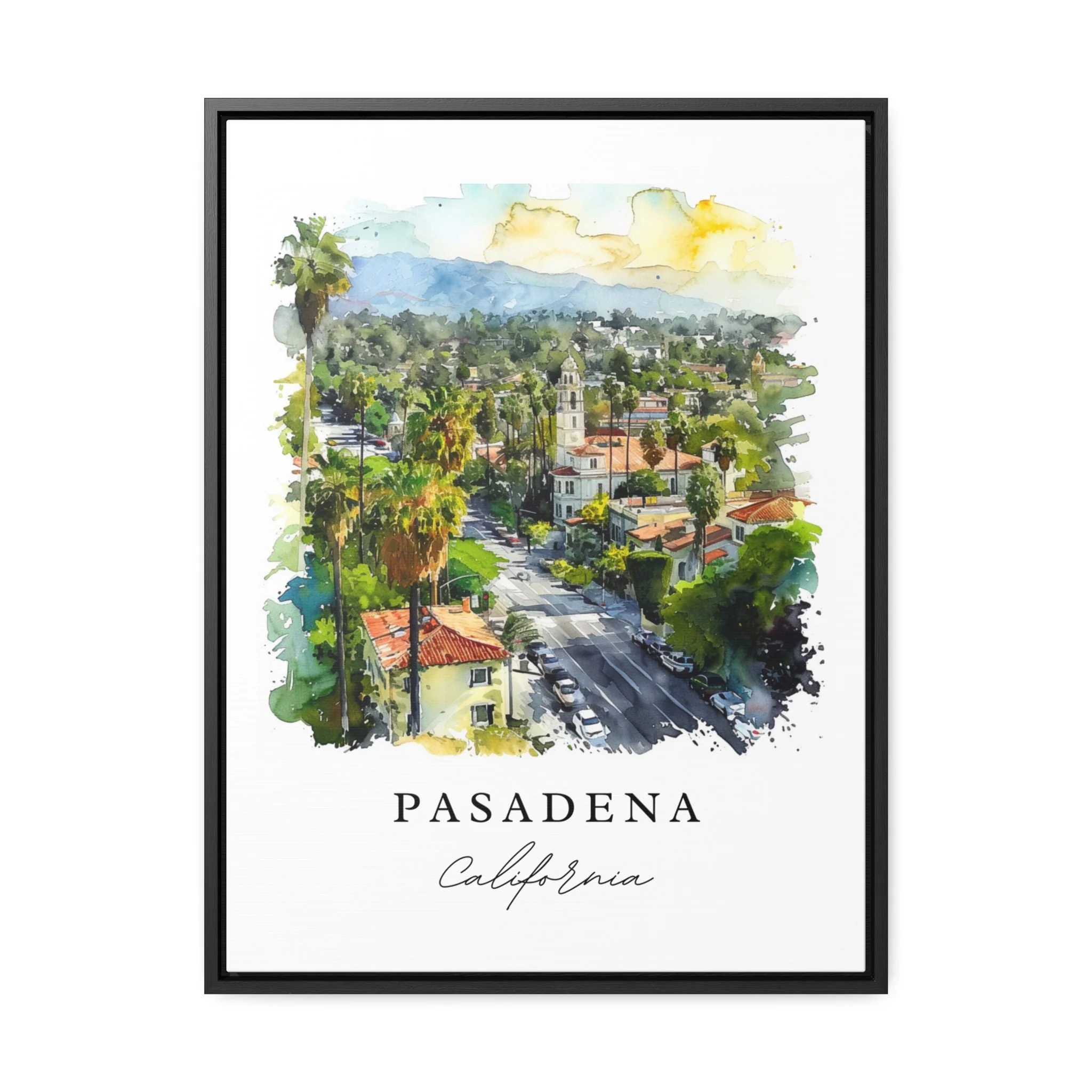 Pasadena, California – Watercolor Art Print - Image 5