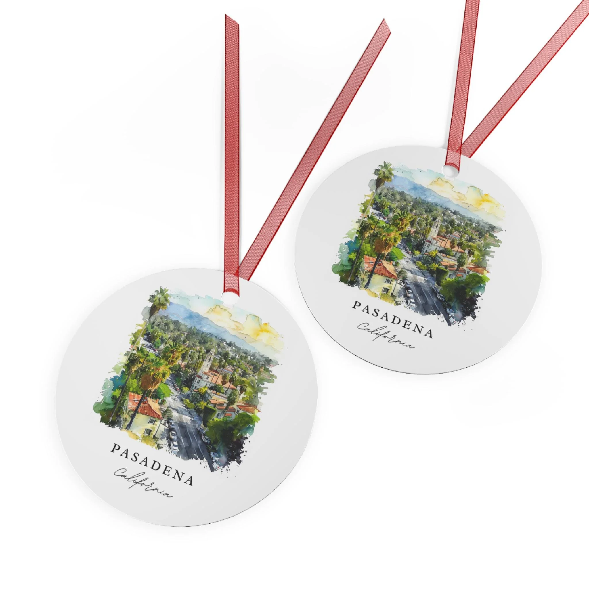 Pasadena CA Ornament: Unique Pasadena Souvenir, Pasadena Xmas Decor, and Authentic Pasadena California Gift - Image 2