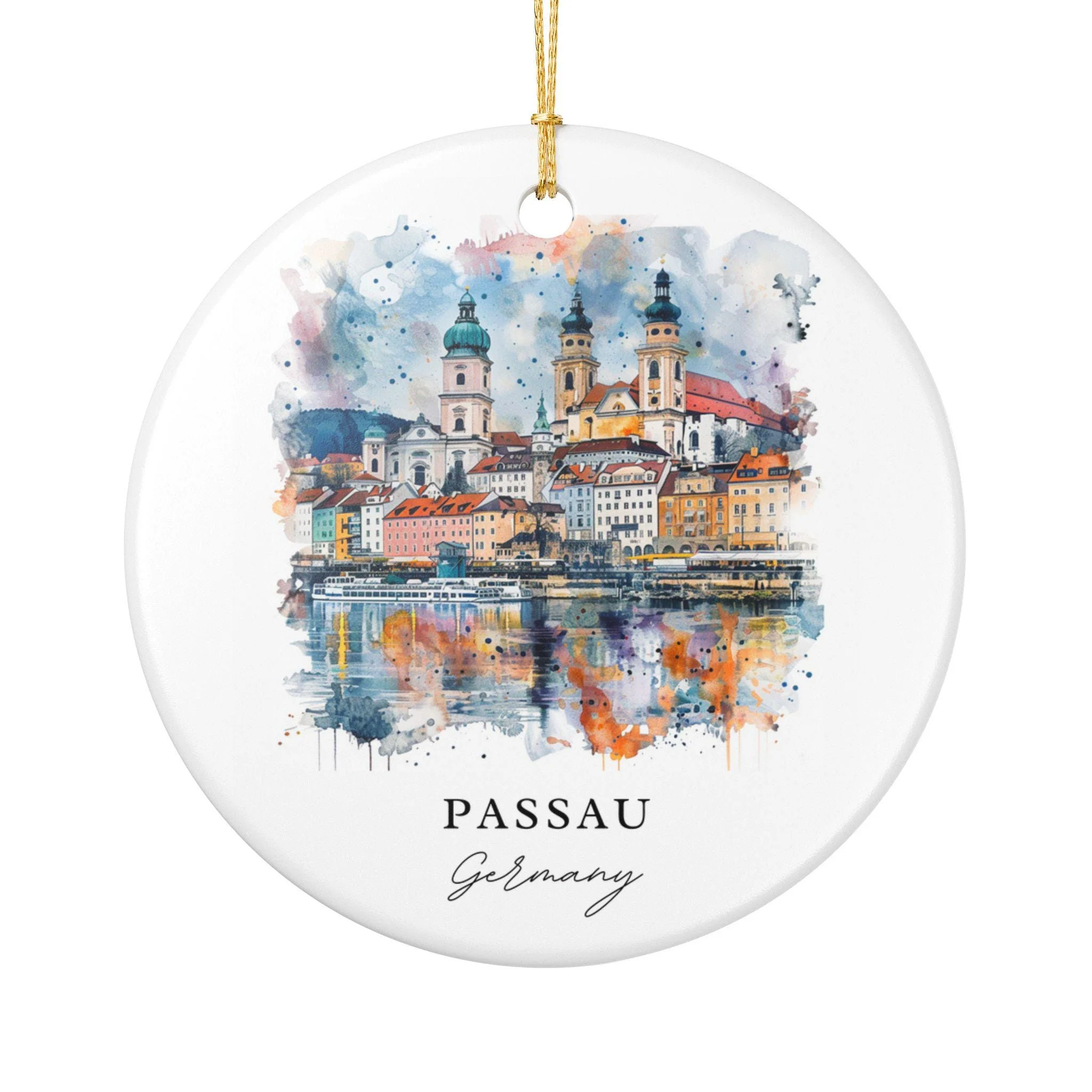 Passau Germany Ornament: Unique Passau Souvenir, Passau Xmas Decor, and Authentic Passau Germany Gift - Image 2