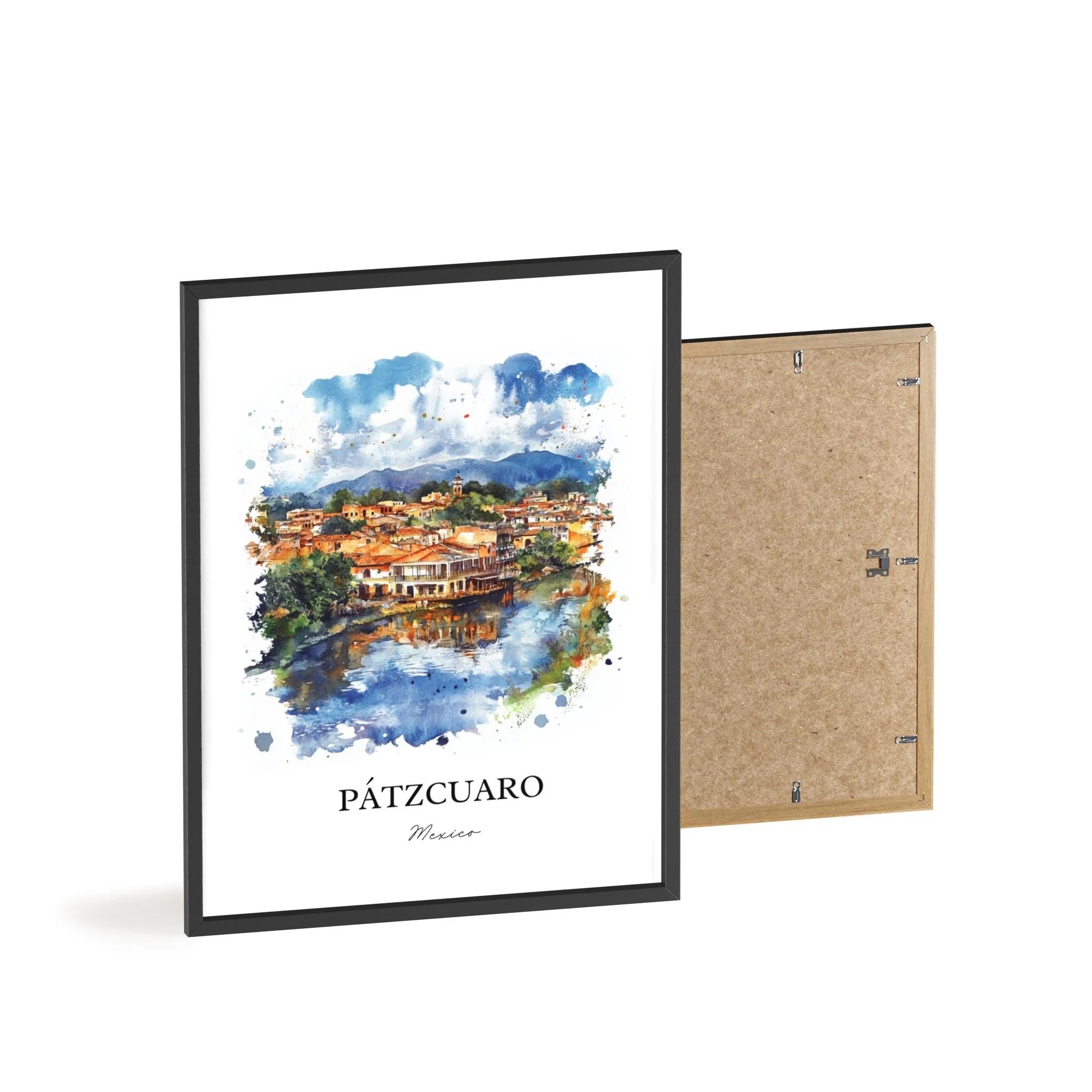 Pátzcuaro, Mexico – Watercolor Art Print - Image 8