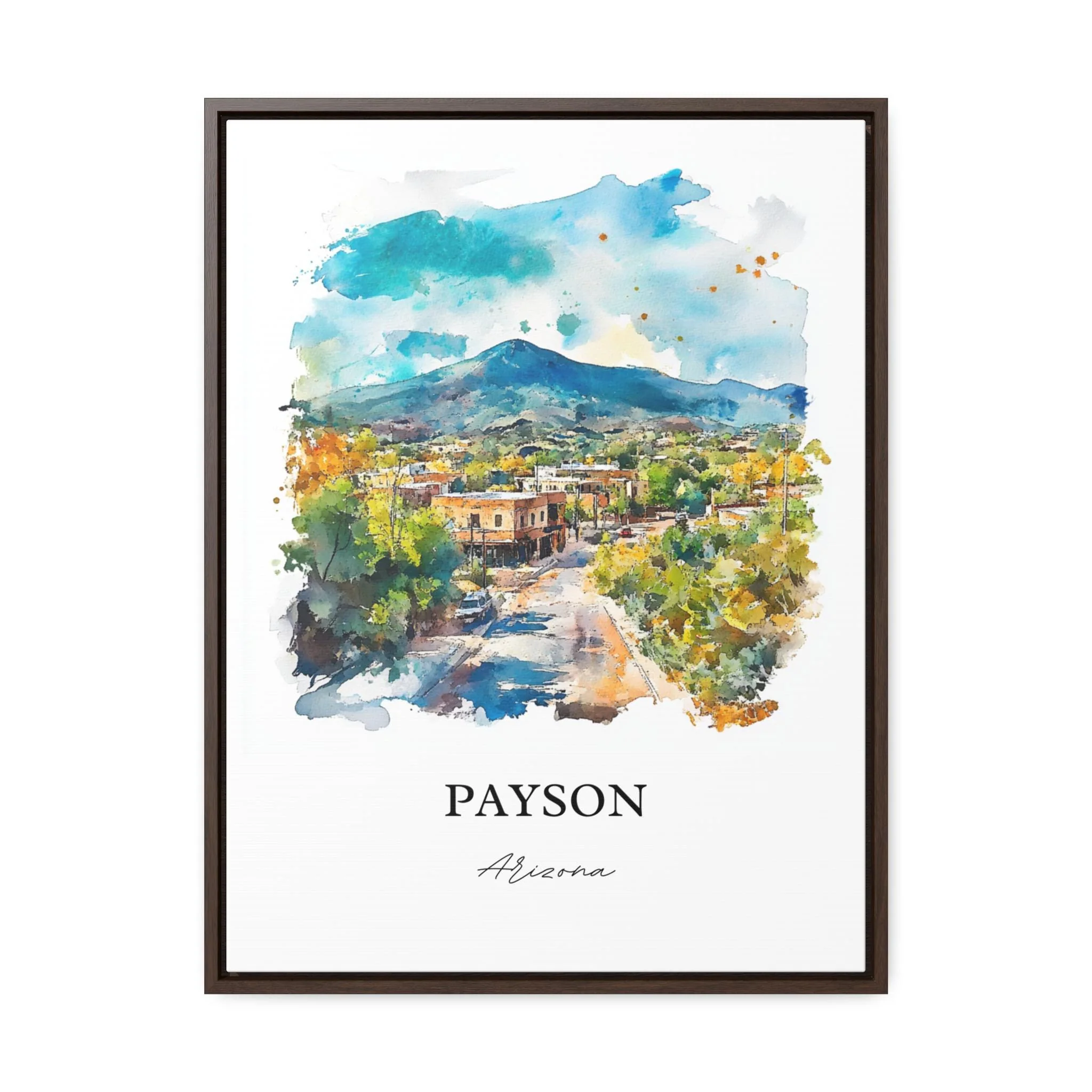 Payson, AZ, Arizona – Watercolor Art Print - Image 7