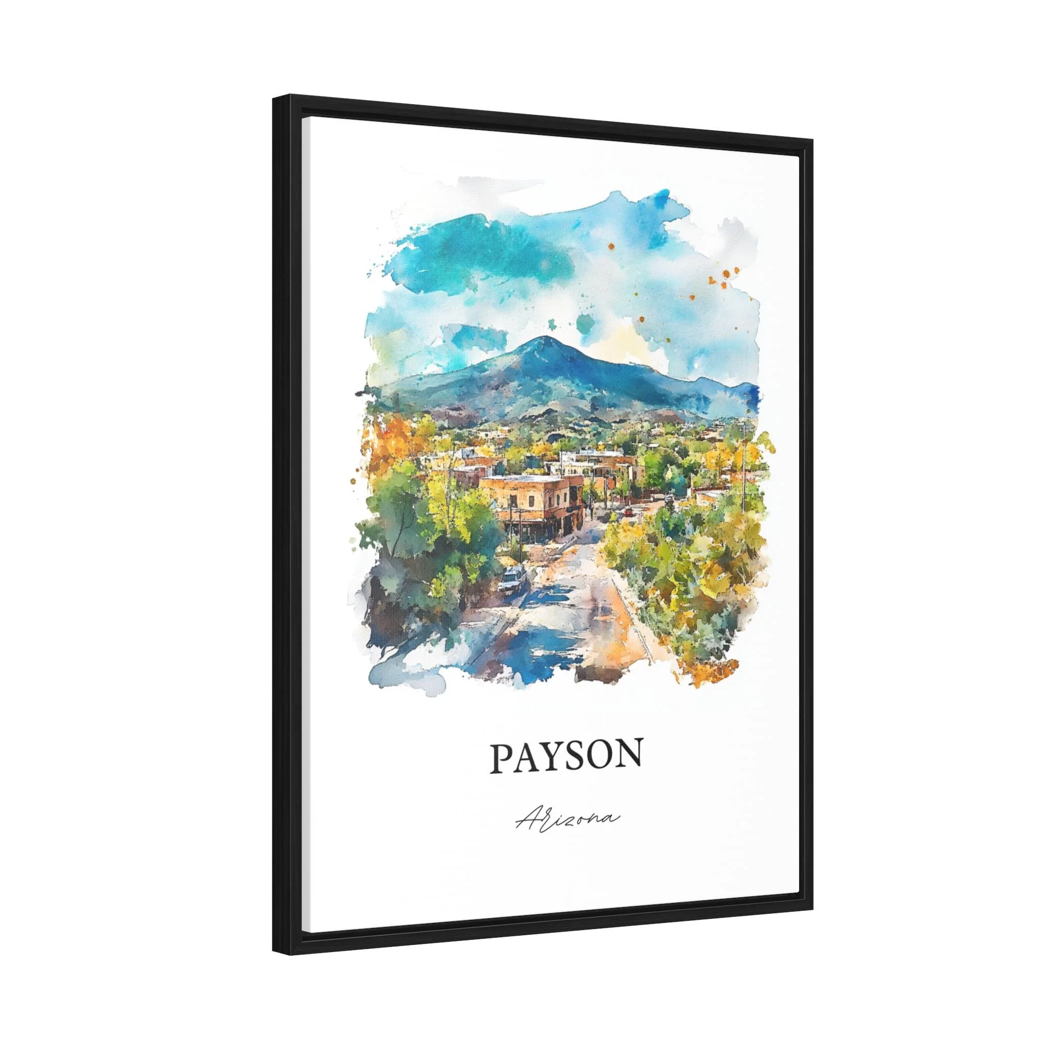 Payson, AZ, Arizona – Watercolor Art Print - Image 8