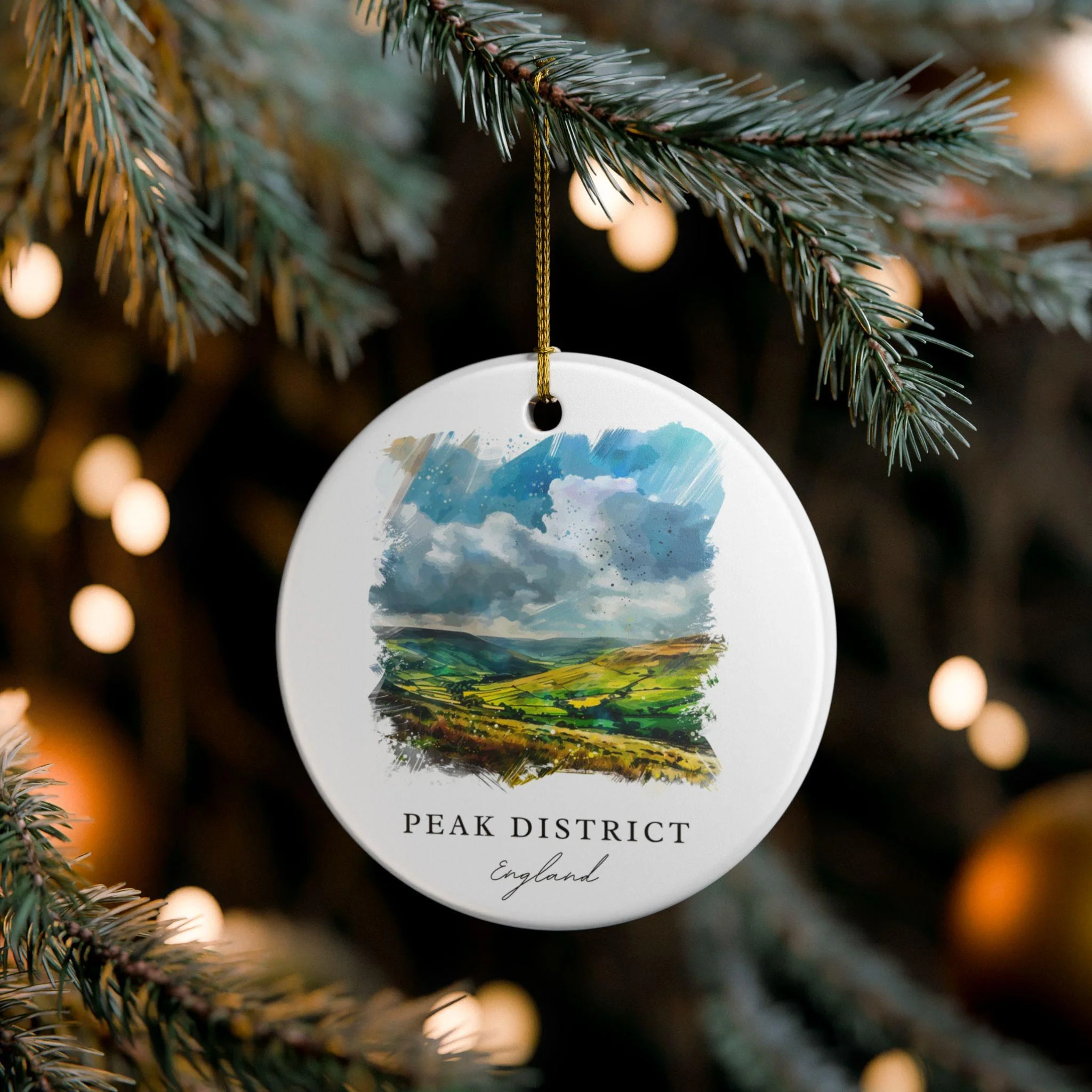 Peak District Scotland Ornament: Unique Scotland Souvenir, Scotland Xmas Decor, and Authentic Scotland Gift - Image 2