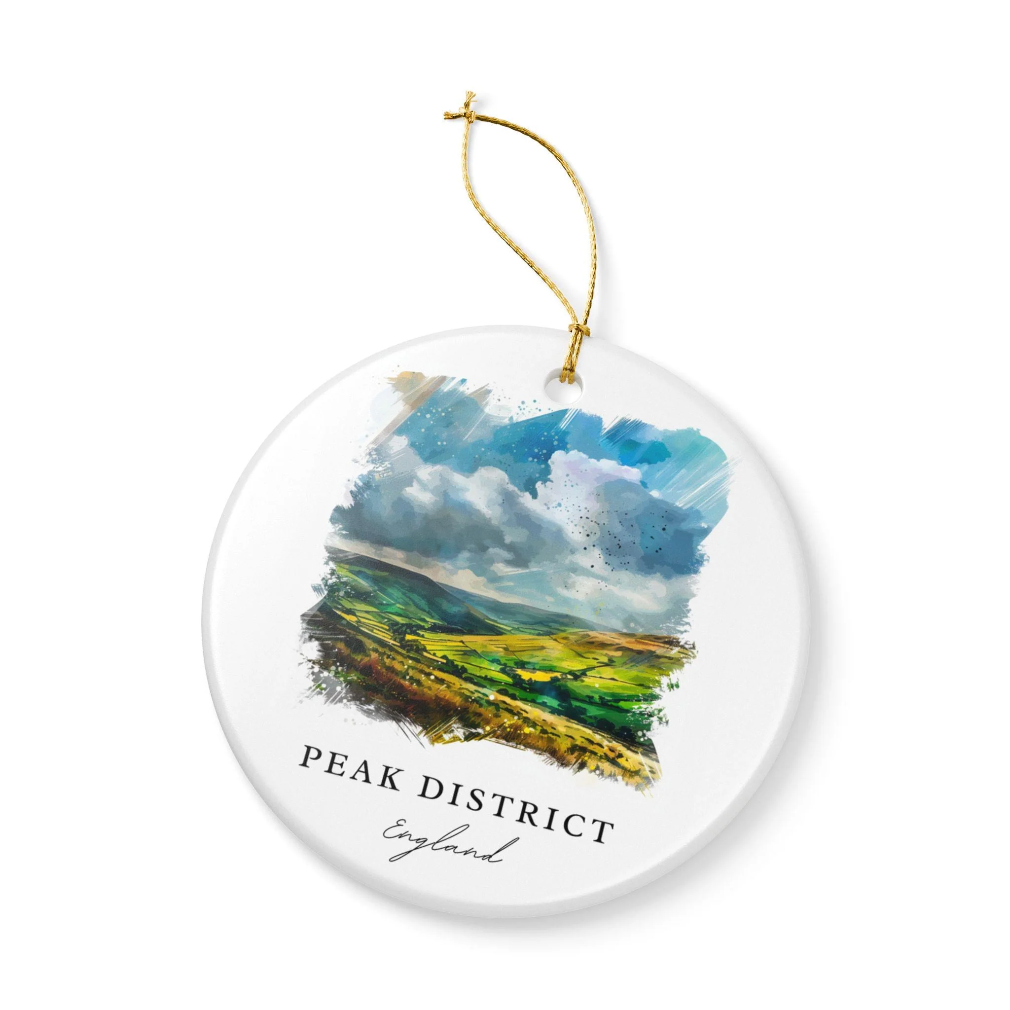 Peak District Scotland Ornament: Unique Scotland Souvenir, Scotland Xmas Decor, and Authentic Scotland Gift - Image 4