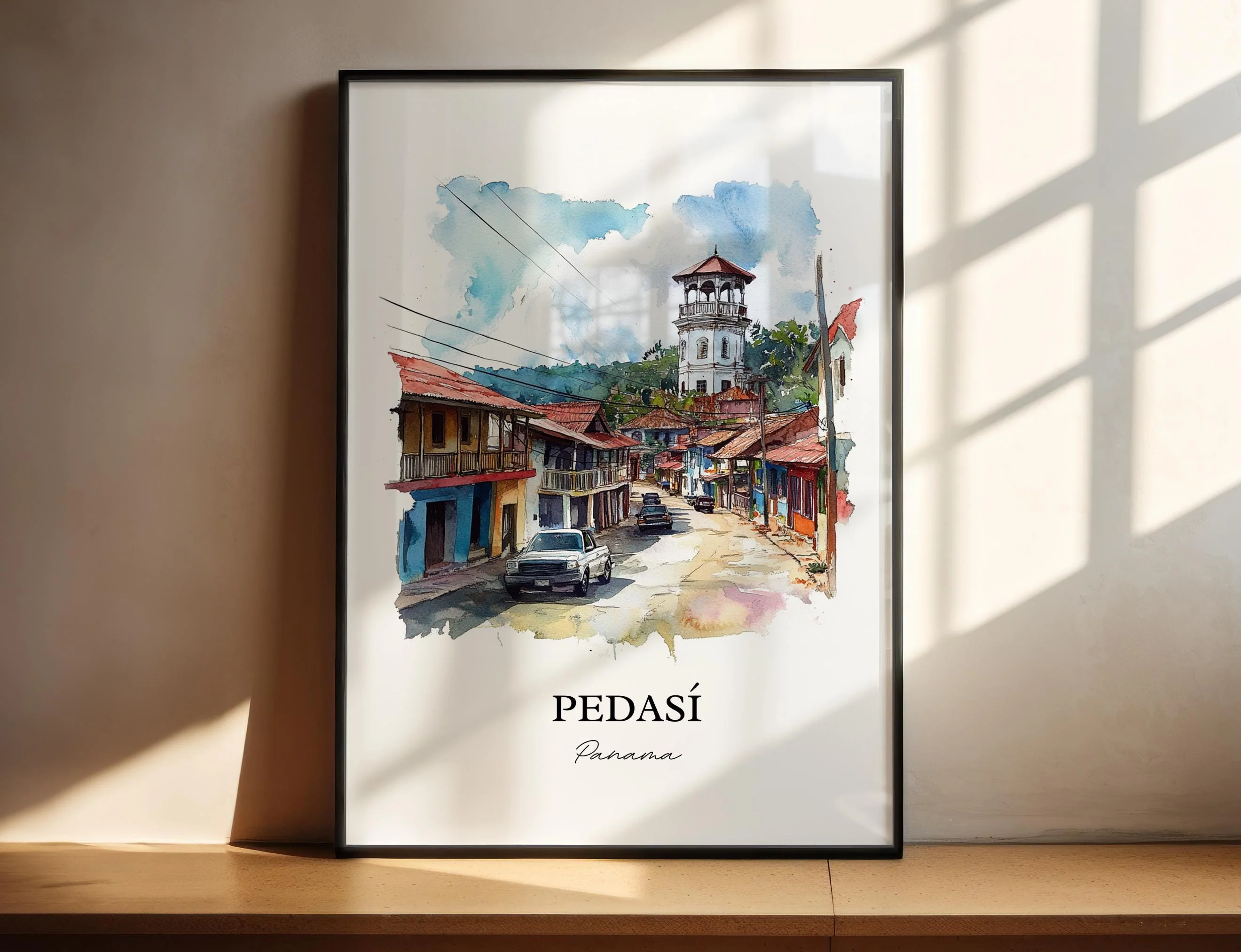 Pedasí, Panama – Watercolor Art Print