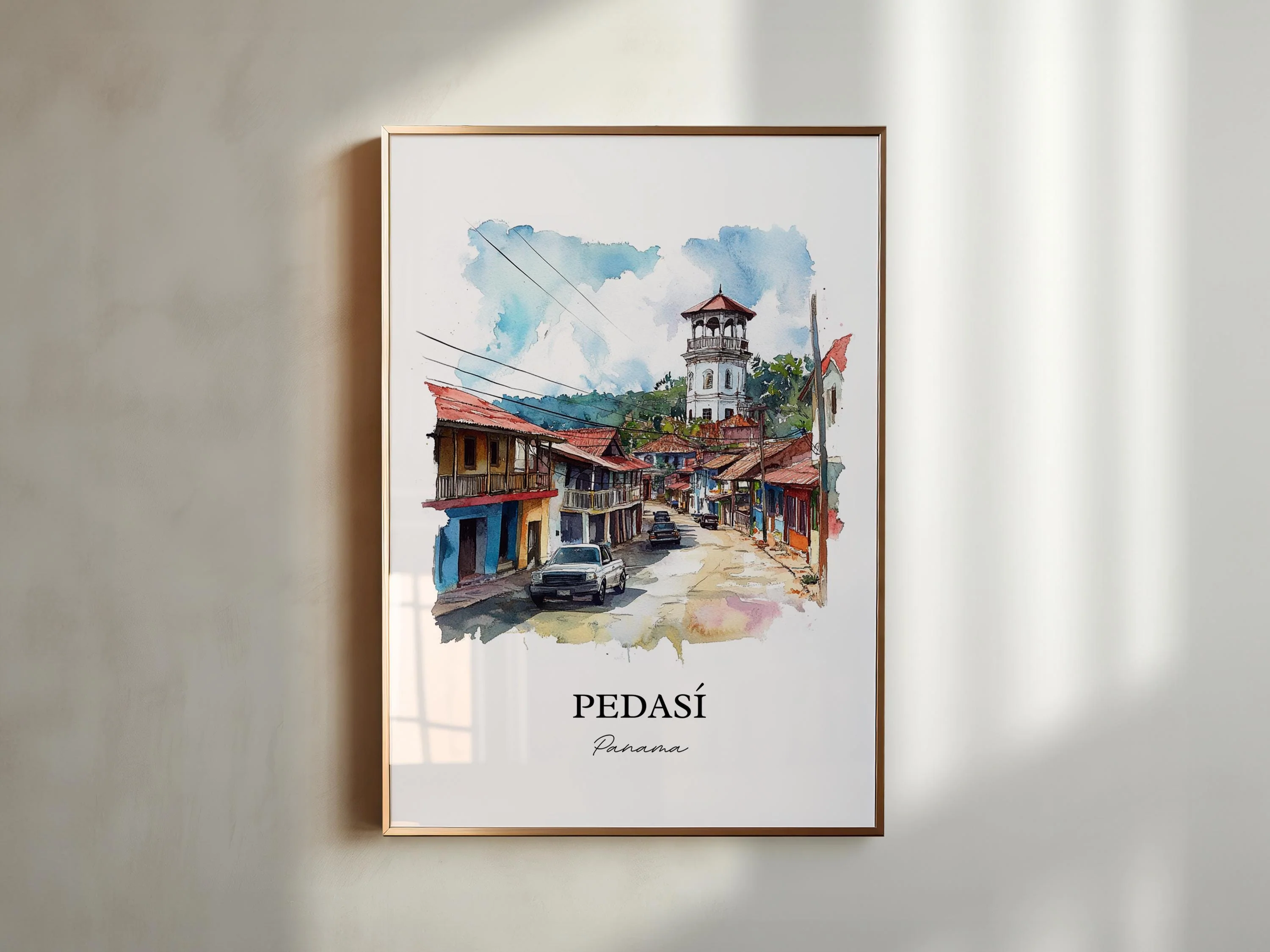 Pedasí, Panama – Watercolor Art Print - Image 3