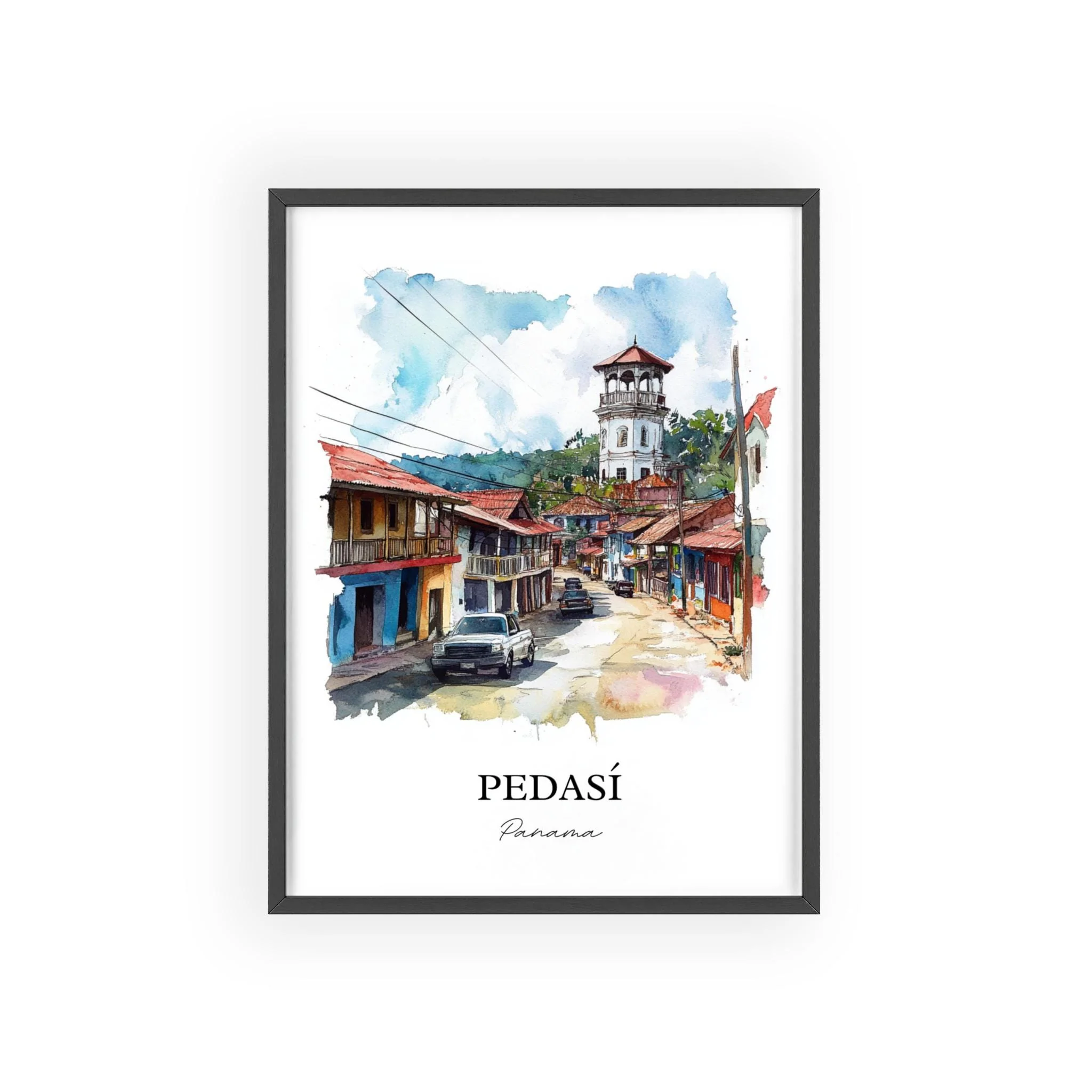 Pedasí, Panama – Watercolor Art Print - Image 7