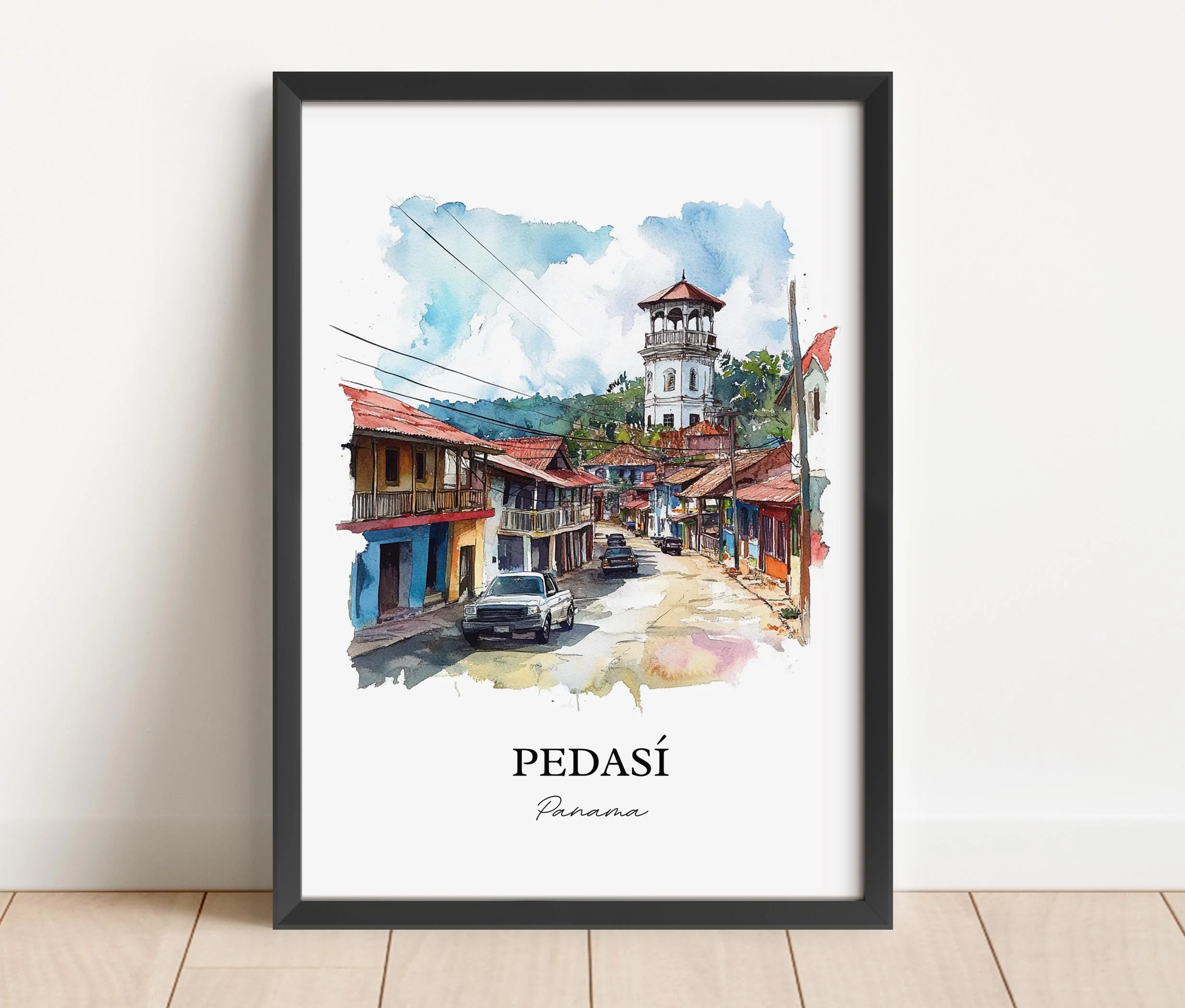 Pedasí, Panama – Watercolor Art Print - Image 4