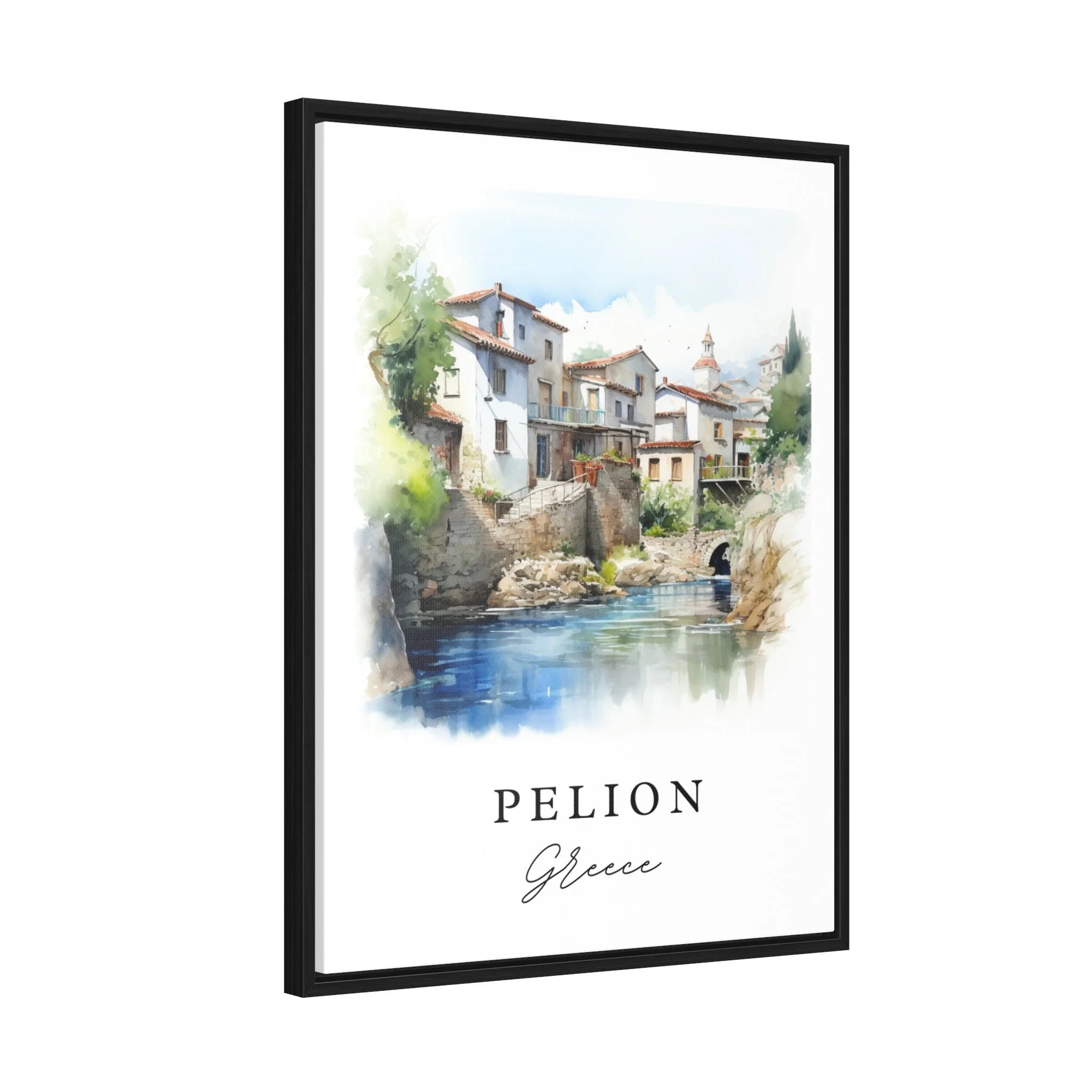 Pelion, Greece – Watercolor Art Print - Image 7