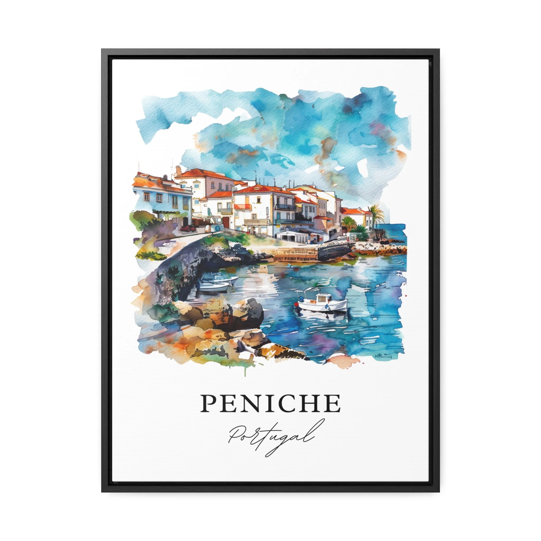 Peniche, Portugal – Watercolor Art Print - Image 5