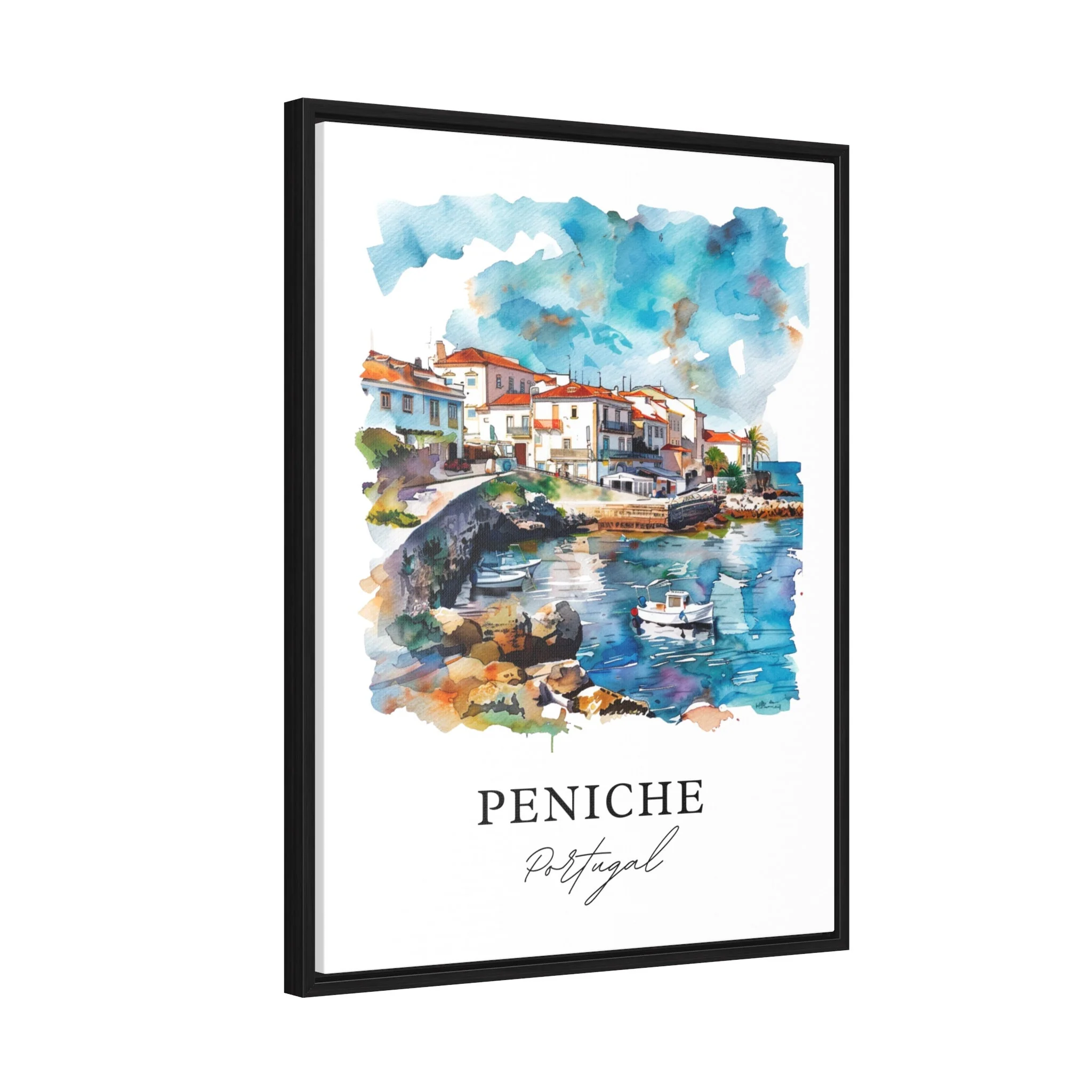 Peniche, Portugal – Watercolor Art Print - Image 6