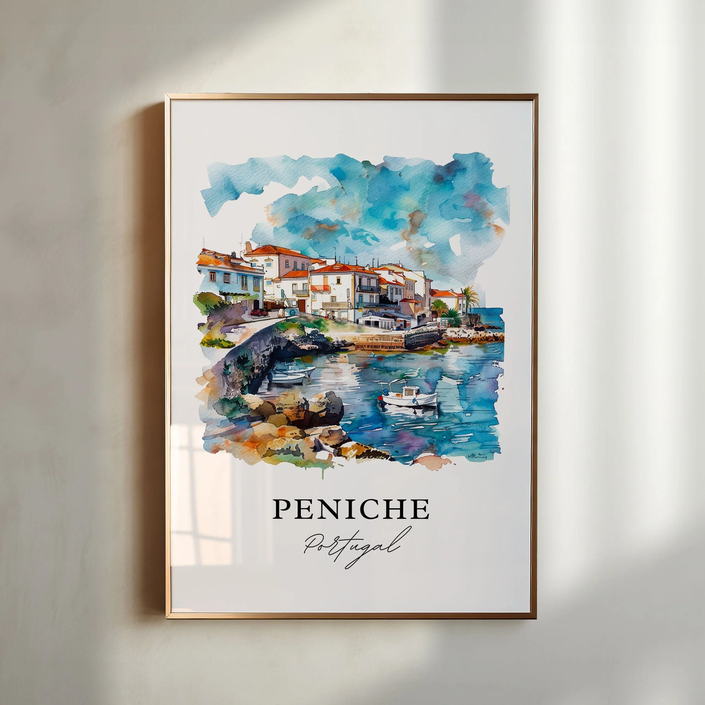 Peniche, Portugal – Watercolor Art Print